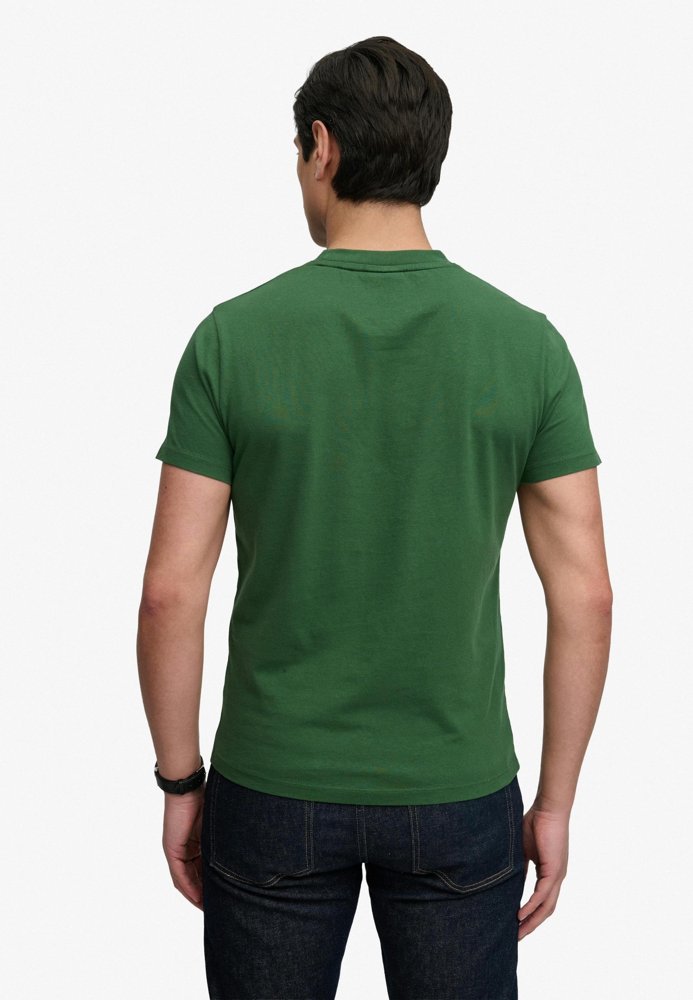 Superdry Rundhalsshirt »ESSENTIAL SDCO LOGO EMB TEE« Baumwolle, regular fit