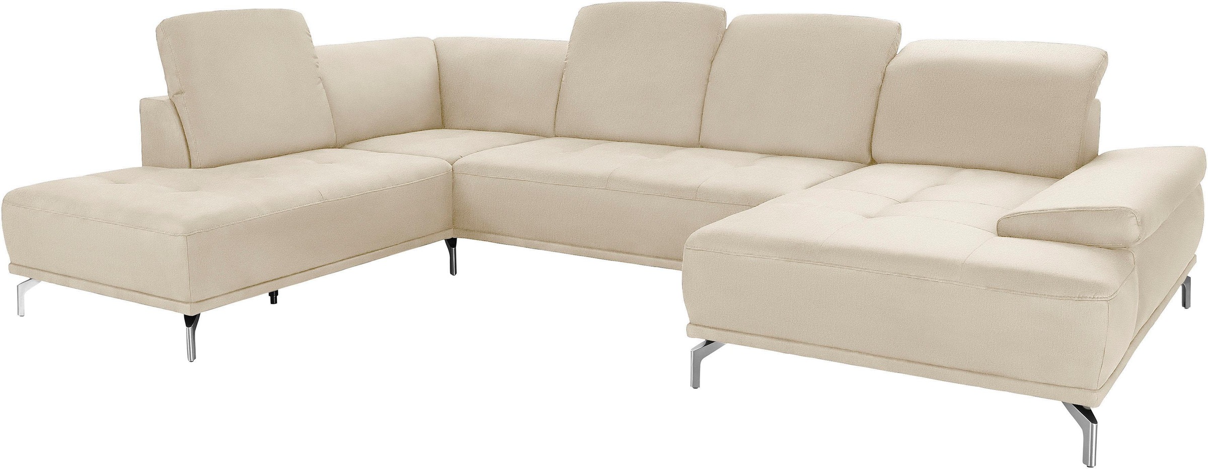 Home affaire Wohnlandschaft "Caluna" Inkl.Sitztiefenverstellung, wahlweise günstig online kaufen