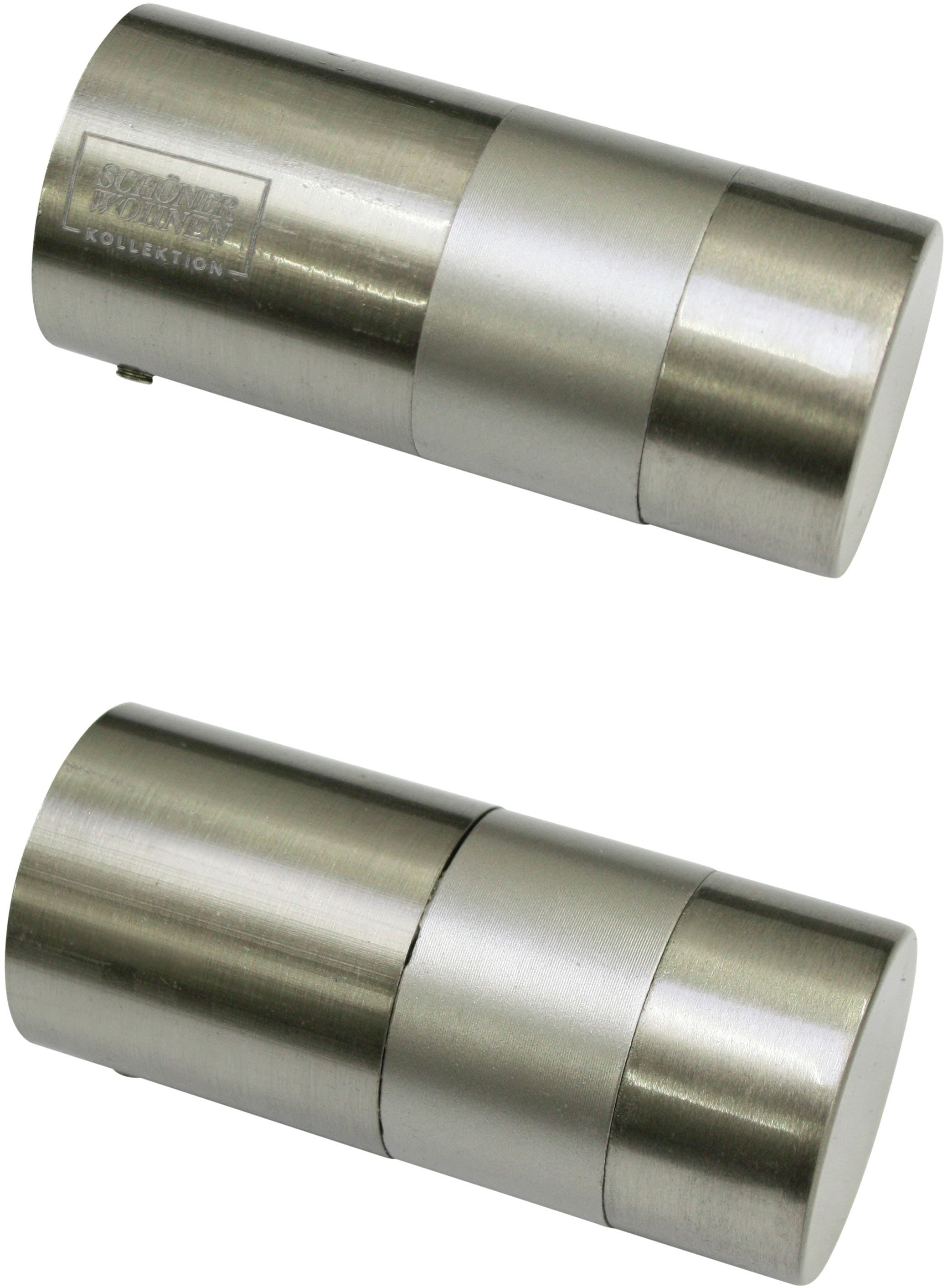 SCHÖNER WOHNEN-Kollektion Gardinenstangen-Endstück "Zylinder für Ø 20 mm" Serie Einzelprogramm Leon Ø 20 mm