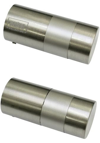 Gardinenstangen-Endstück »Endstück Zylinder für Ø 20 mm«, (2 St.)