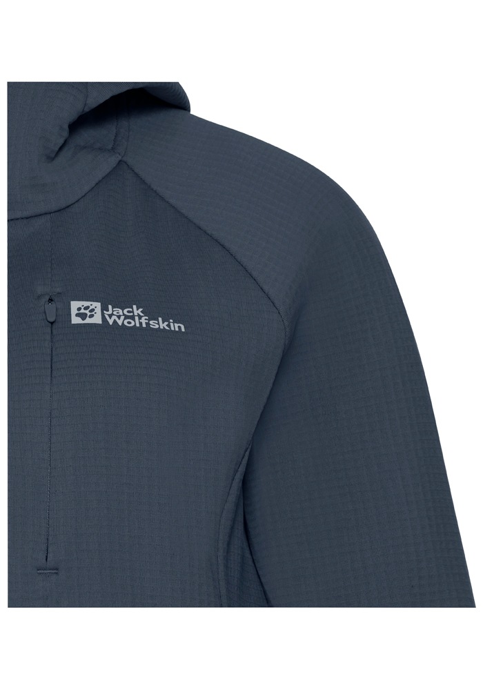 Jack Wolfskin Fleecejacke »KOLBENBERG HOODED FZ W«, mit Kapuze