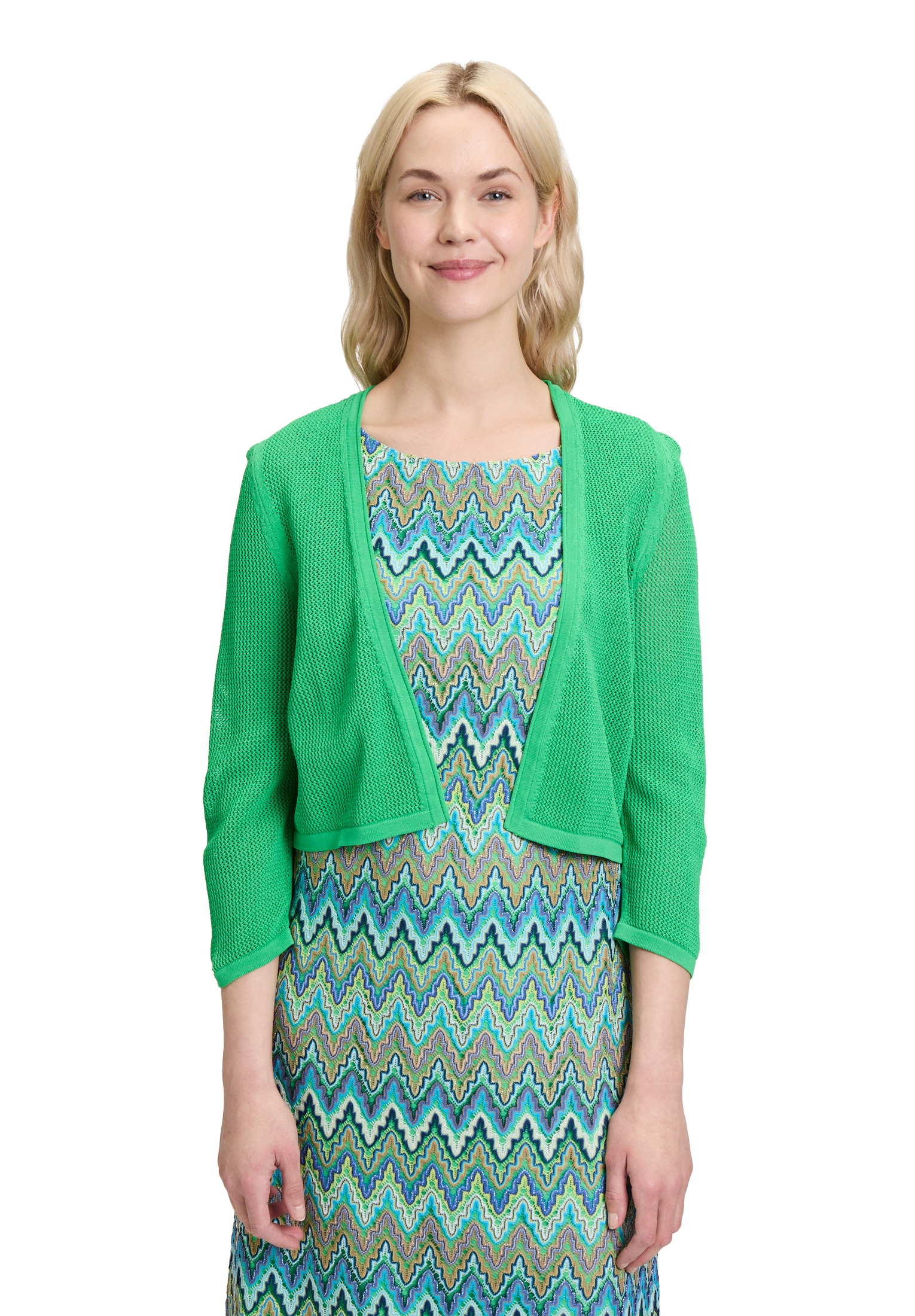 Betty Barclay Strickjacke »Betty Barclay Sommer-Strickjacke mit 3/4 Arm«, Strick