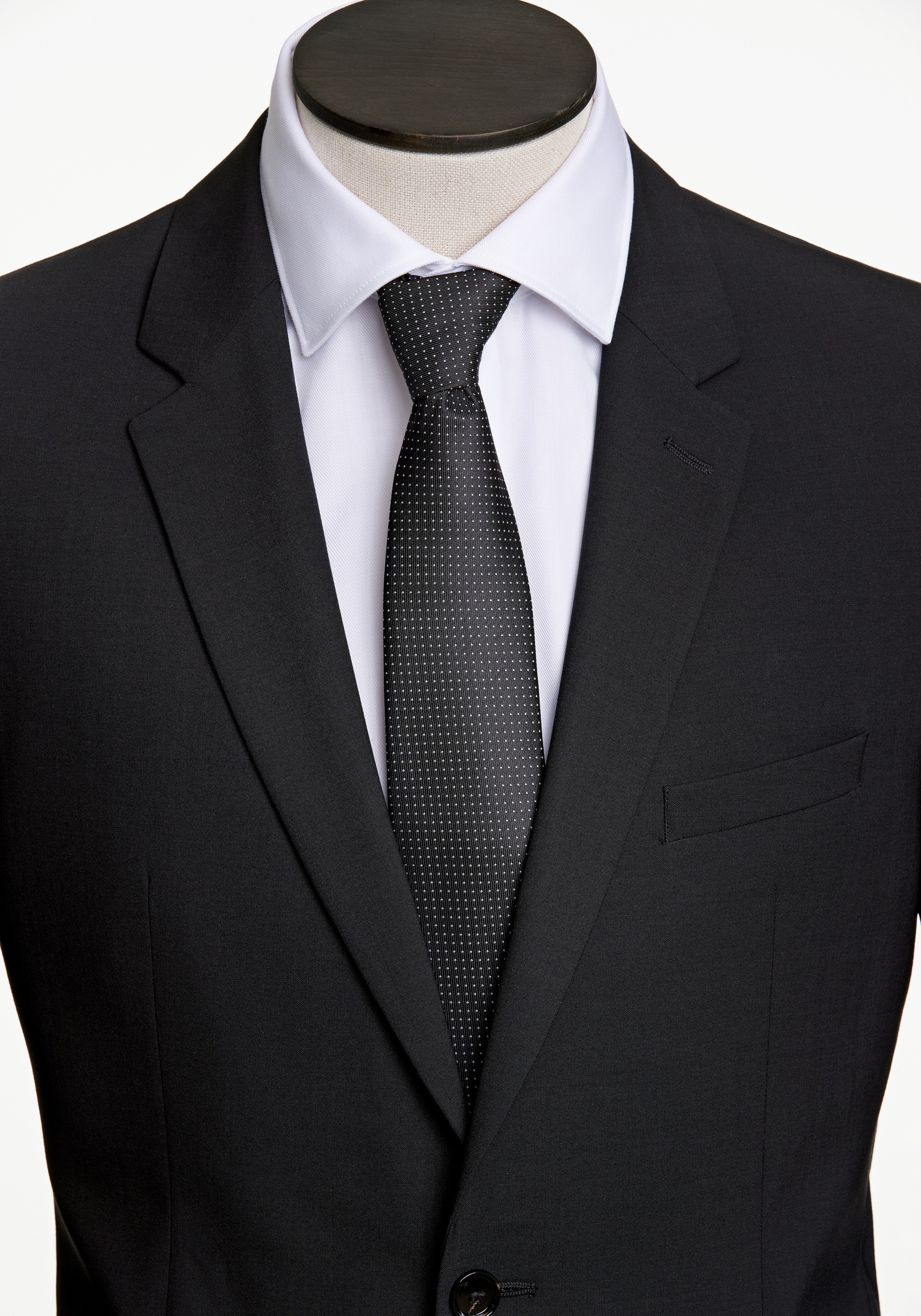 LINDBERGH Herren Krawatte "Krawatte", schwarz, Kunstfaser, Krawatten