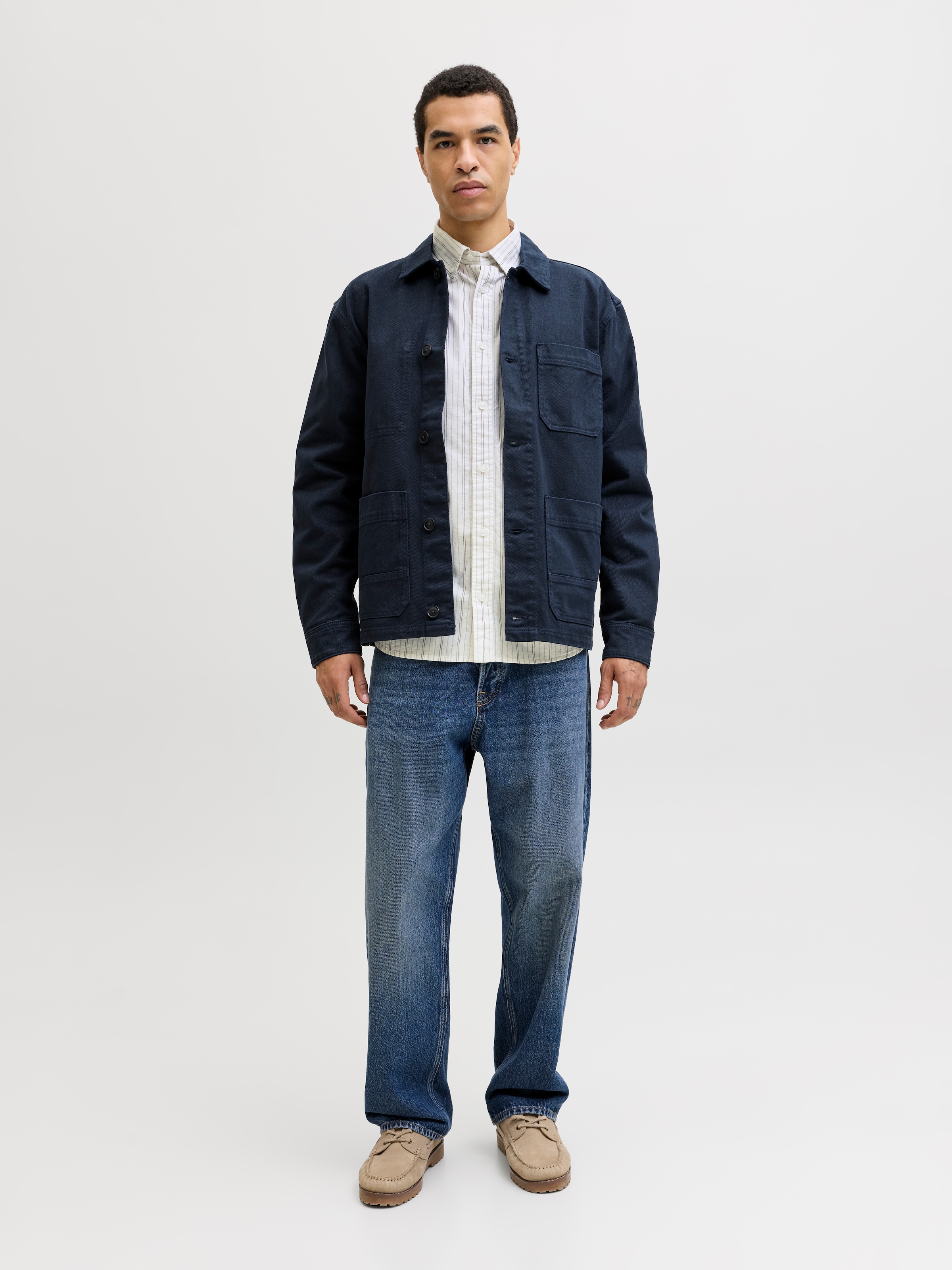 Jack & Jones »JPRBLUHARVEY OXFORD L/S SHIRT SN« Baumwolle, regular fit