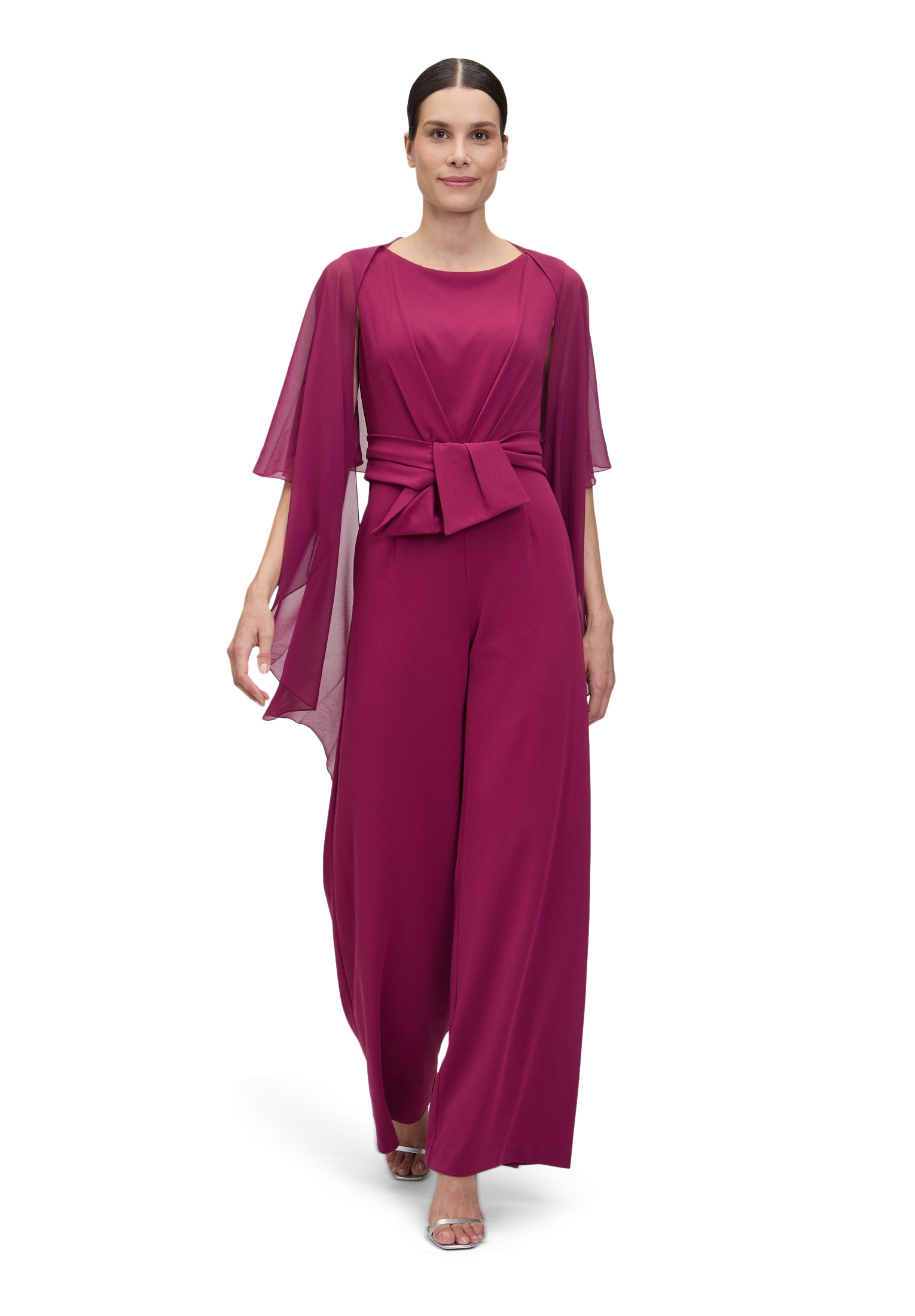 Vera Mont Multifunktionstuch "Vera Mont Chiffonstola mit Volant", Nahtführu günstig online kaufen