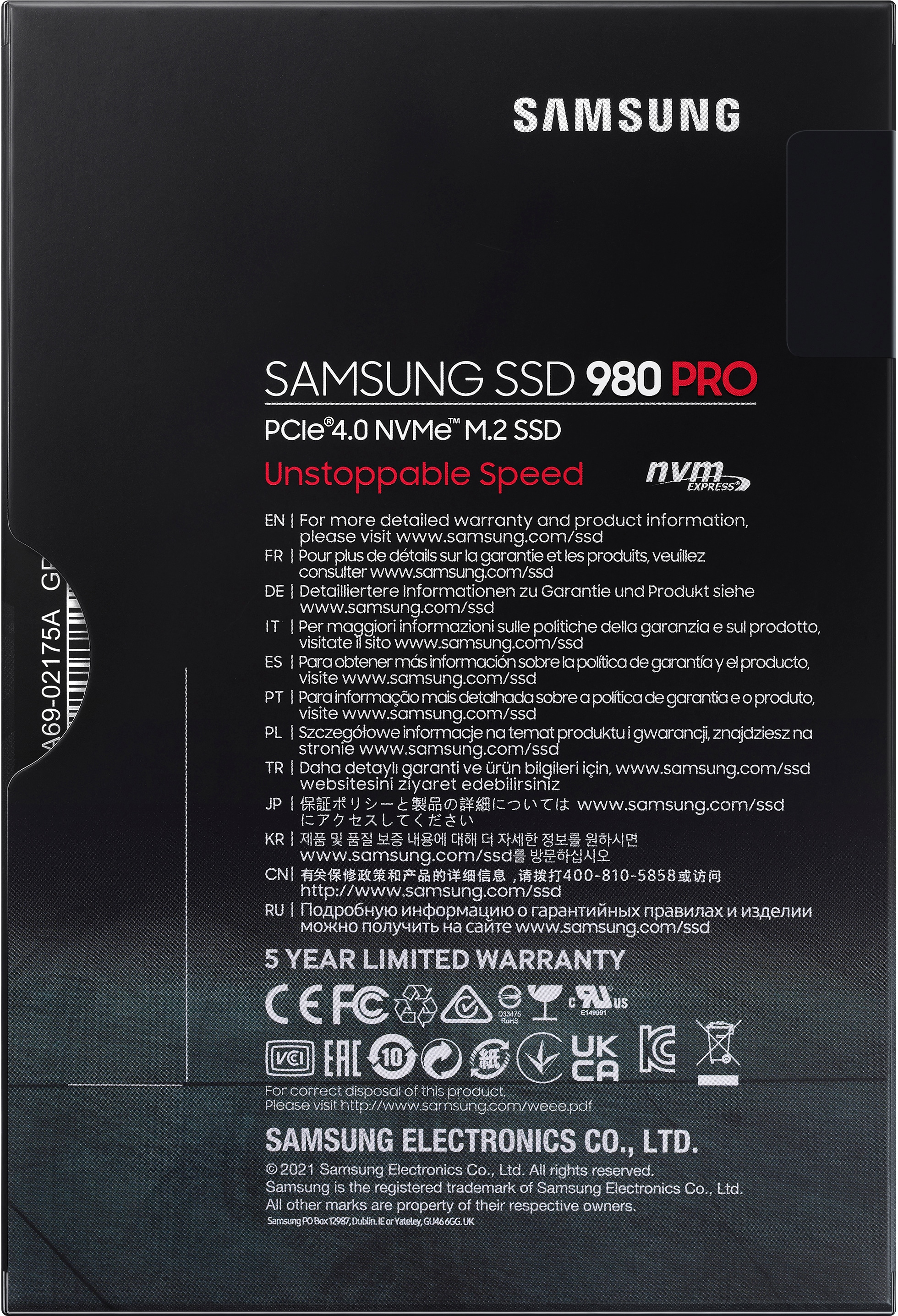 Samsung interne »980 PCIe® M.2 kompatibel, BAUR M.2 NVMe™, 4.0 Anschluss Playstation PRO«, 4.0, | SSD PCIe 5