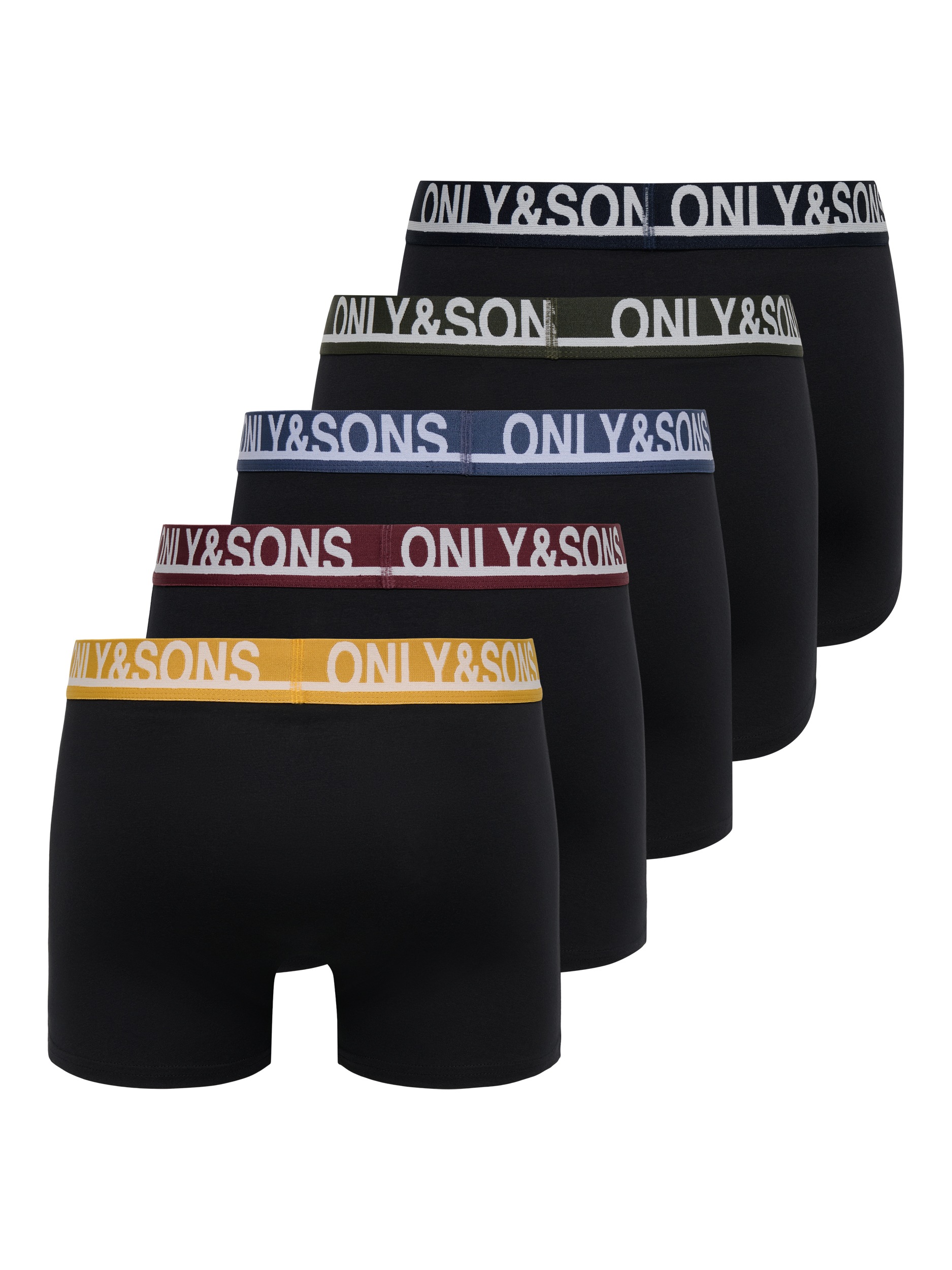 ONLY & SONS Boxershorts "ONSTREY SOLID BOXER 5PACK OTL" Packung, 5 Stk. günstig online kaufen