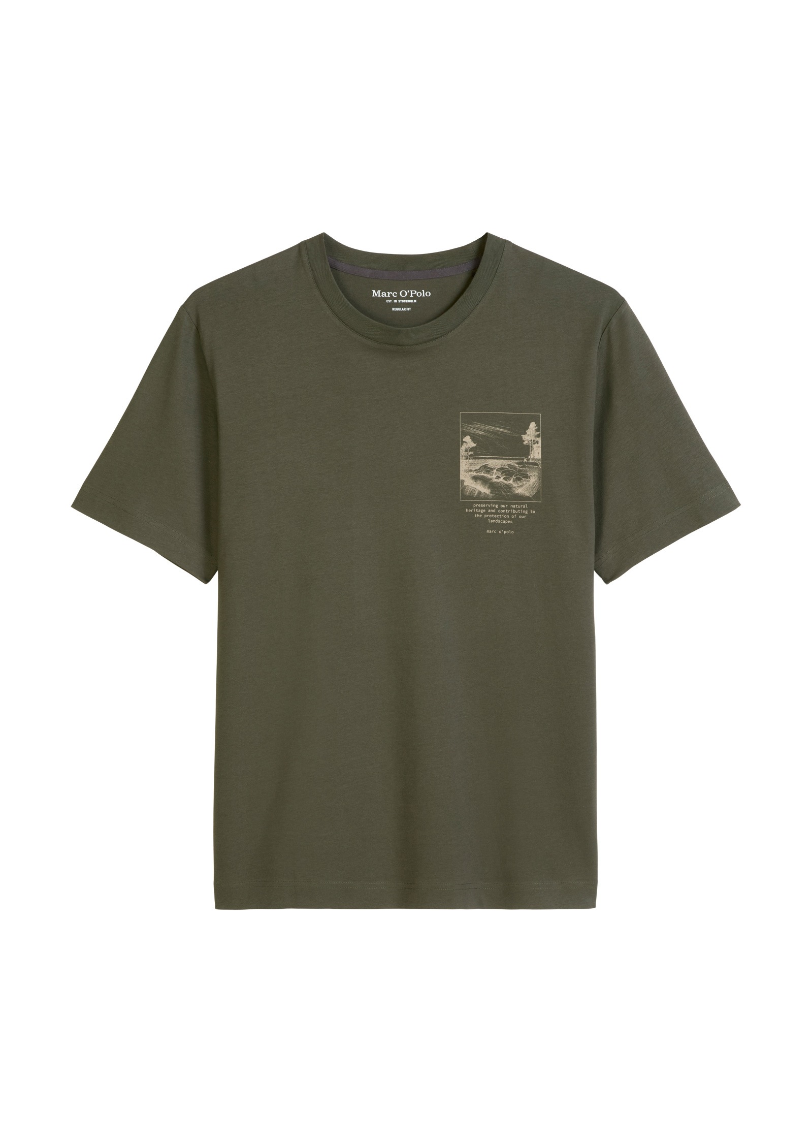 Marc O'Polo T-Shirt »mit Nature-Print«