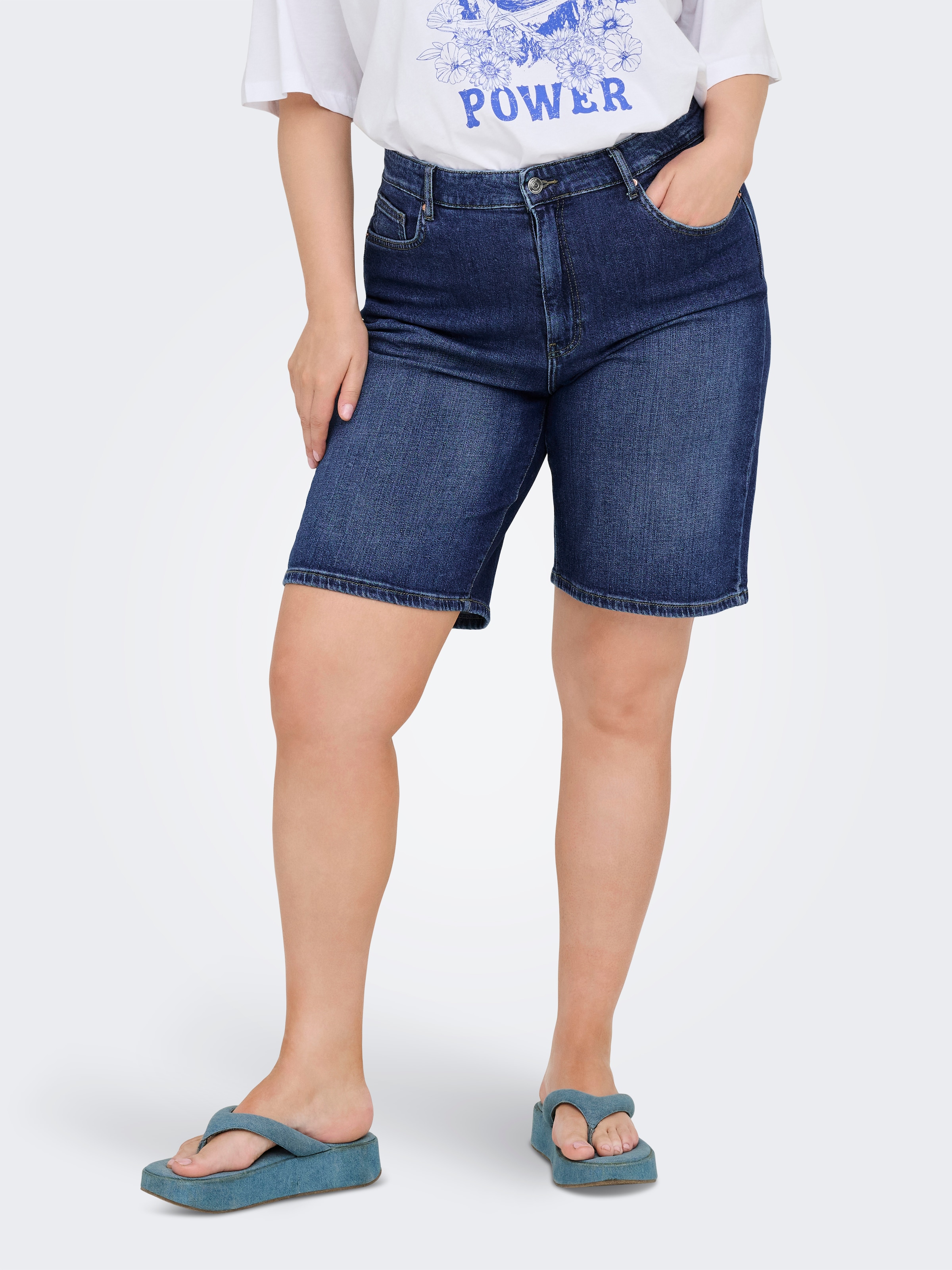 ONLY CARMAKOMA Jeansshorts "CARSONNY HW WIDE DNM SHORTS NAS843 NOOS" günstig online kaufen
