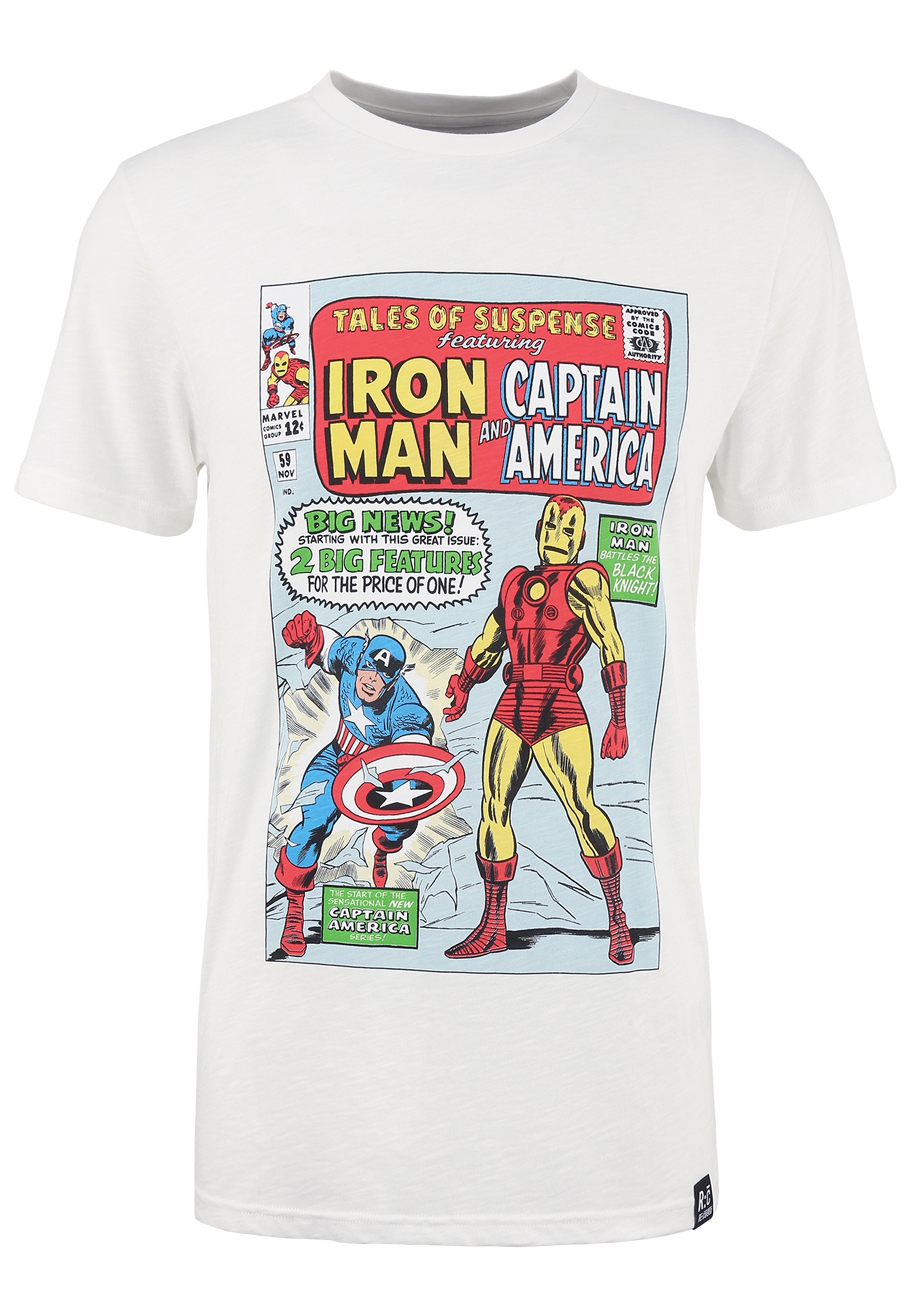 Recovered T-Shirt »Marvel Tales Of Suspense«, (1 tlg.), mit angesagten Marvel Comics Cover-Print