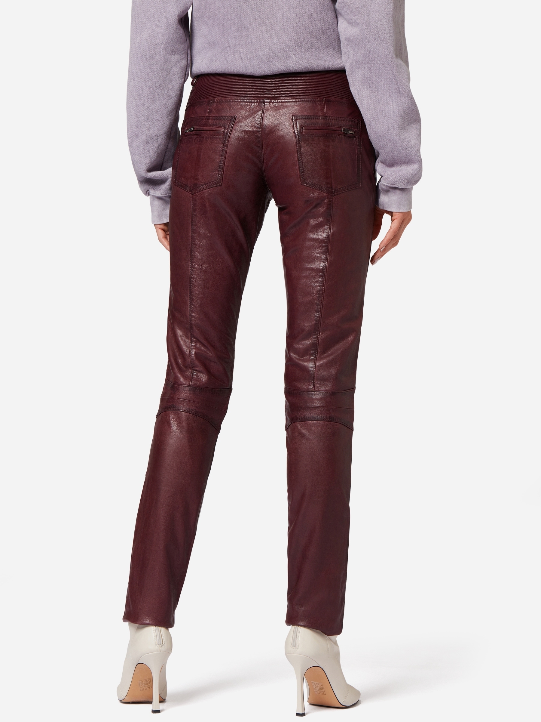 RICANO Bikerhose »Lederhose Donna«  Handgefertigt aus echtem Leder
