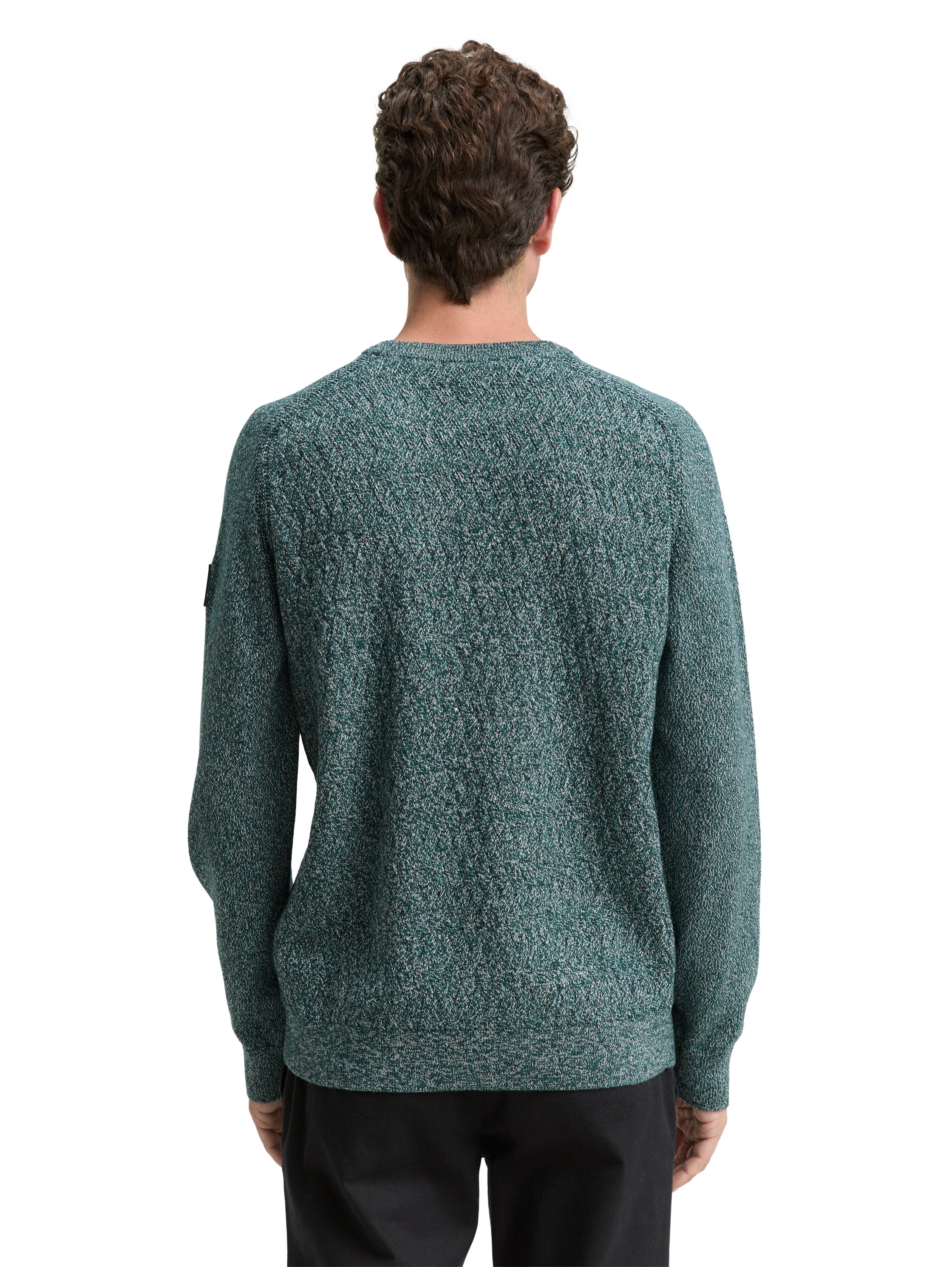 TOM TAILOR Strickpullover, mit Logo Stickerei am Arm günstig online kaufen