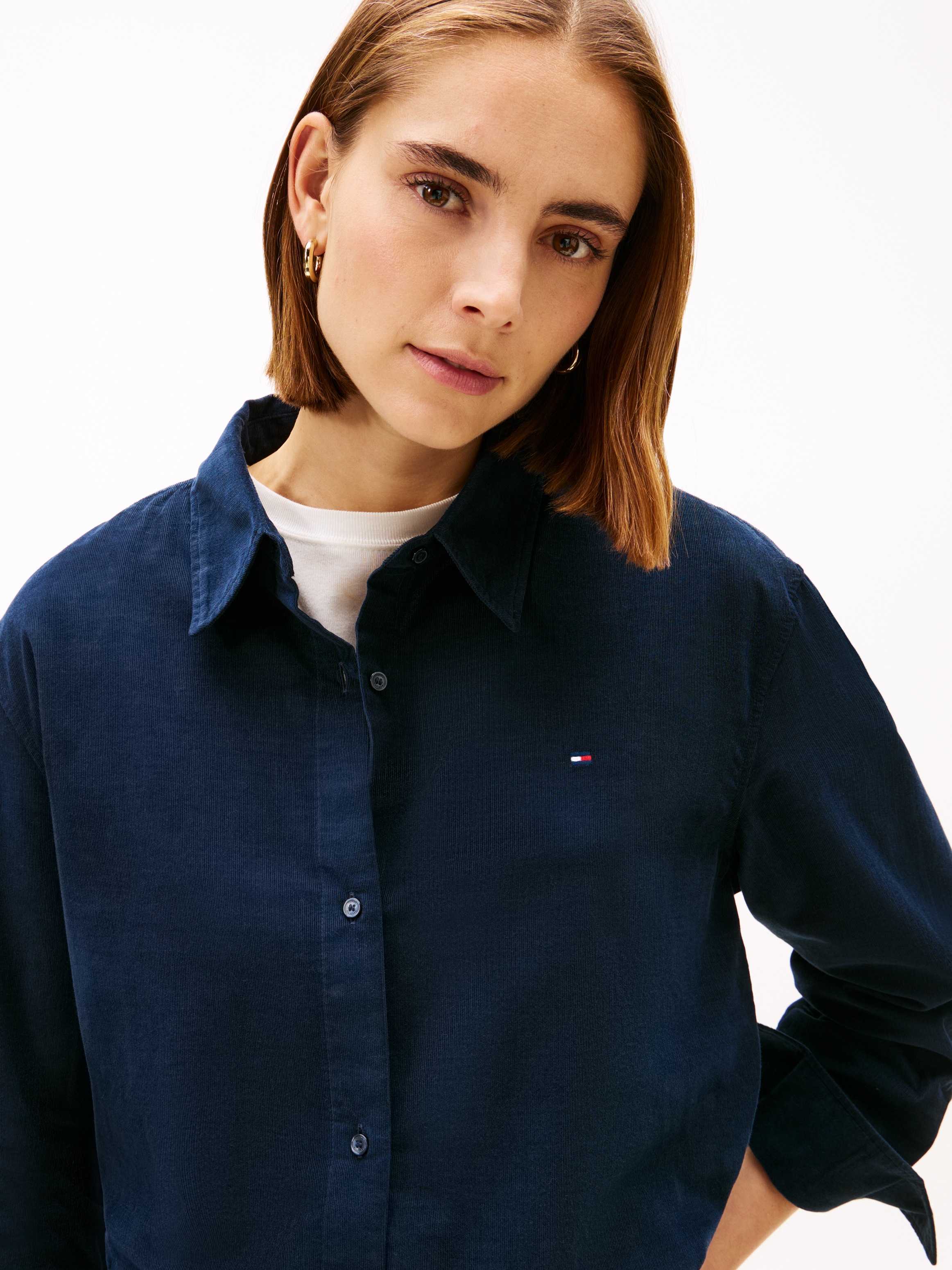 Tommy Hilfiger Shirtbluse "CORDUROY RELAXED SHIRT" günstig online kaufen