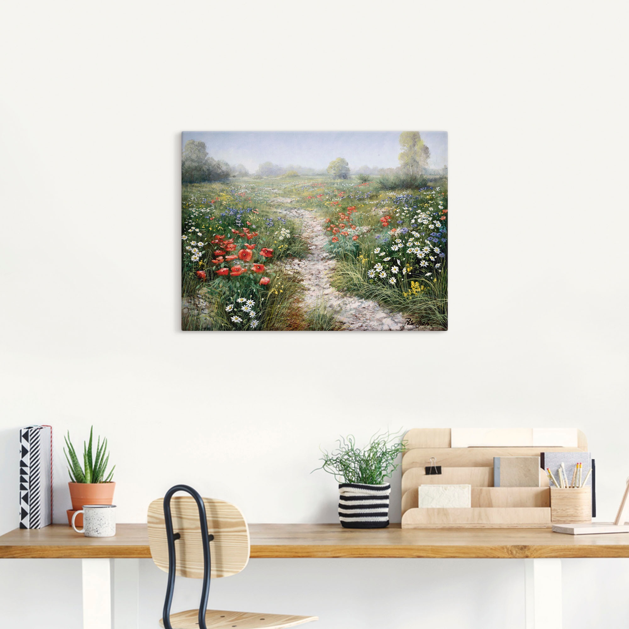 Artland Wandbild "Dichte der Natur", Blumenwiese, (1 St.), als Leinwandbild günstig online kaufen