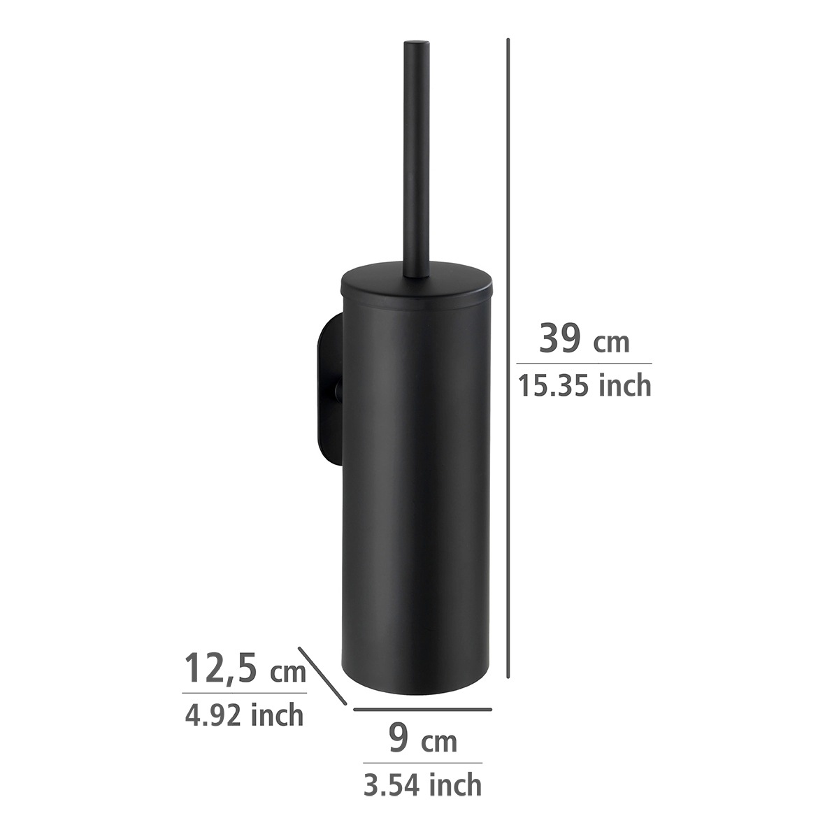 Thumbnail - WENKO WC-Garnitur "Orea" 1 Stk. aus Edelstahl aus rostfreiem Edelstahl