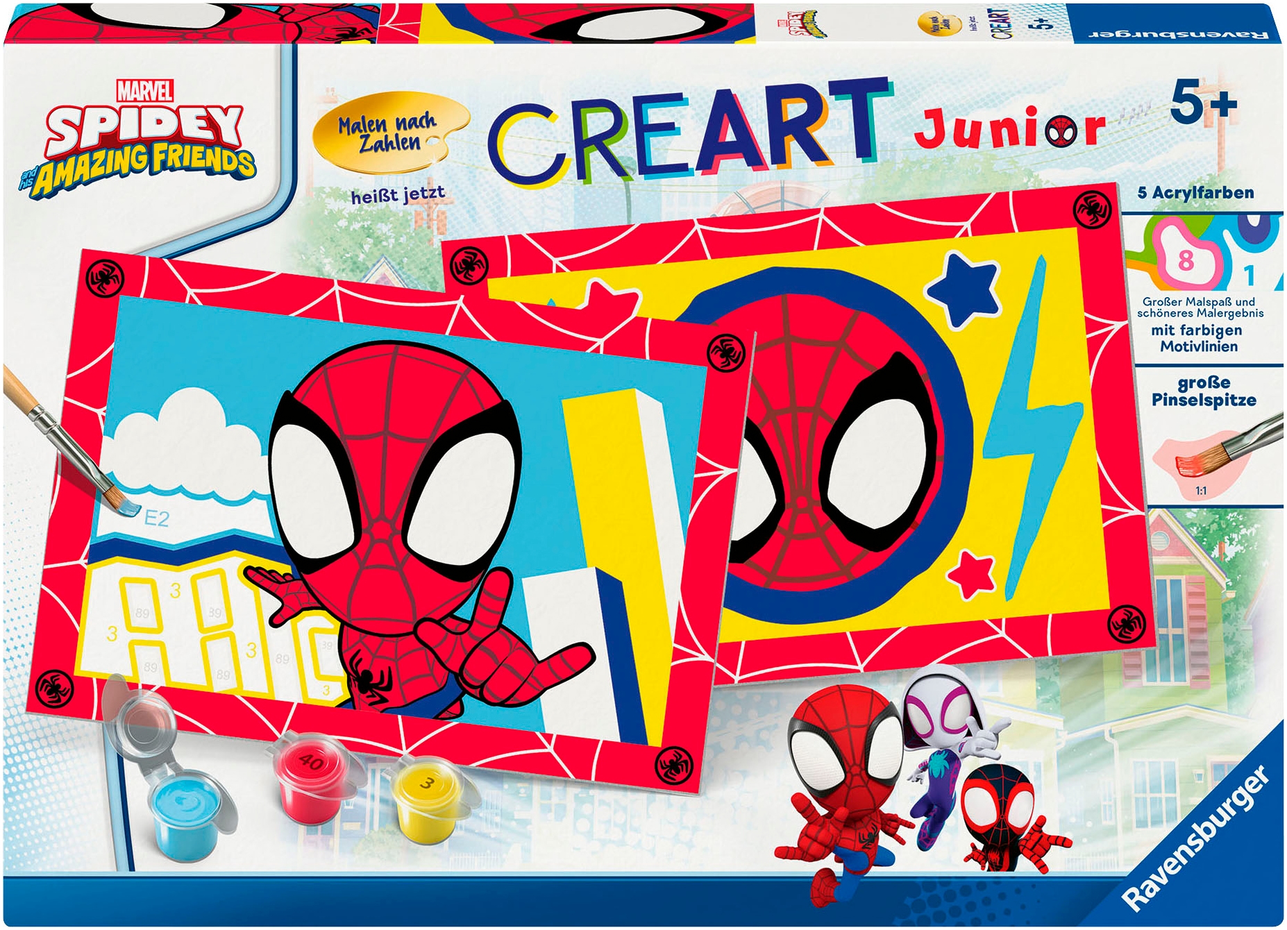 Ravensburger Malen nach Zahlen »CreArt, Spidey«, Made in Europe