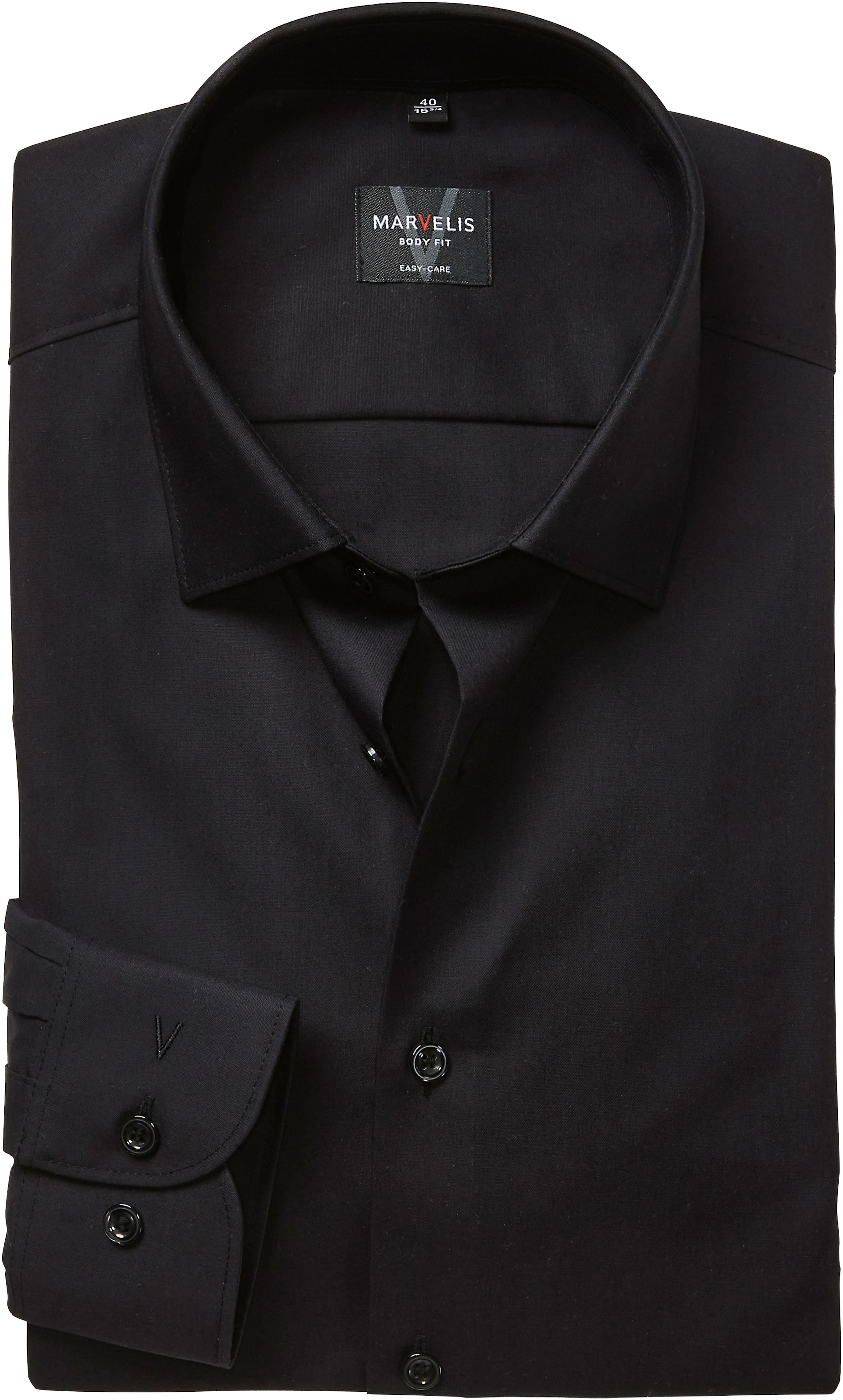 MARVELIS Langarmhemd New York Kentkragen, Businesshemd, körpernah, extra la günstig online kaufen
