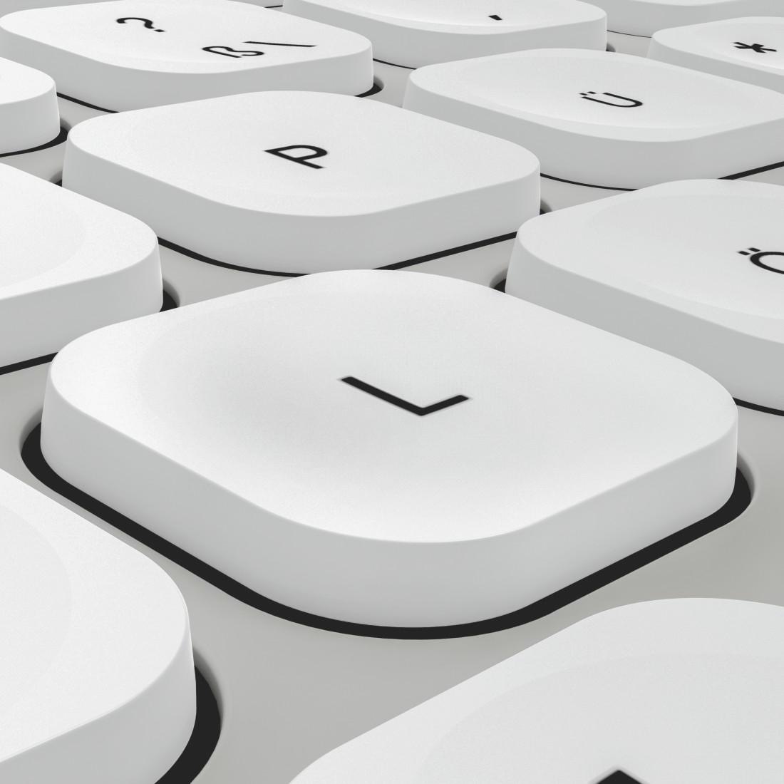 Hama Tastatur- und Maus-Set »Tastatur und Maus kabellos (Multi Device 2,4GHz, 2x Bluetooth, QWERTZ)«