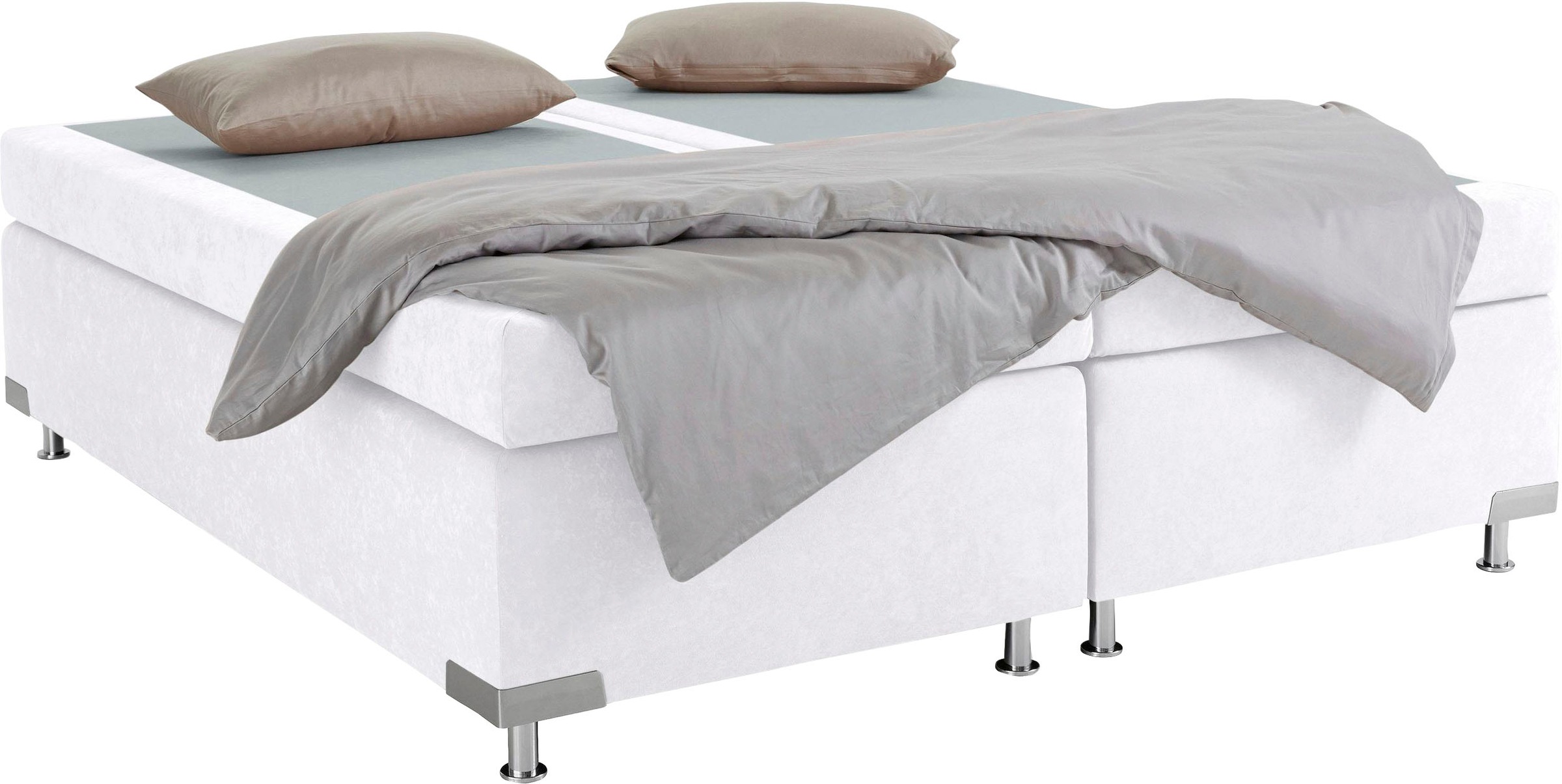 Westfalia Schlafkomfort Boxspringbett »Holland«, ohne Kopfteil, frei im Raum stellbar