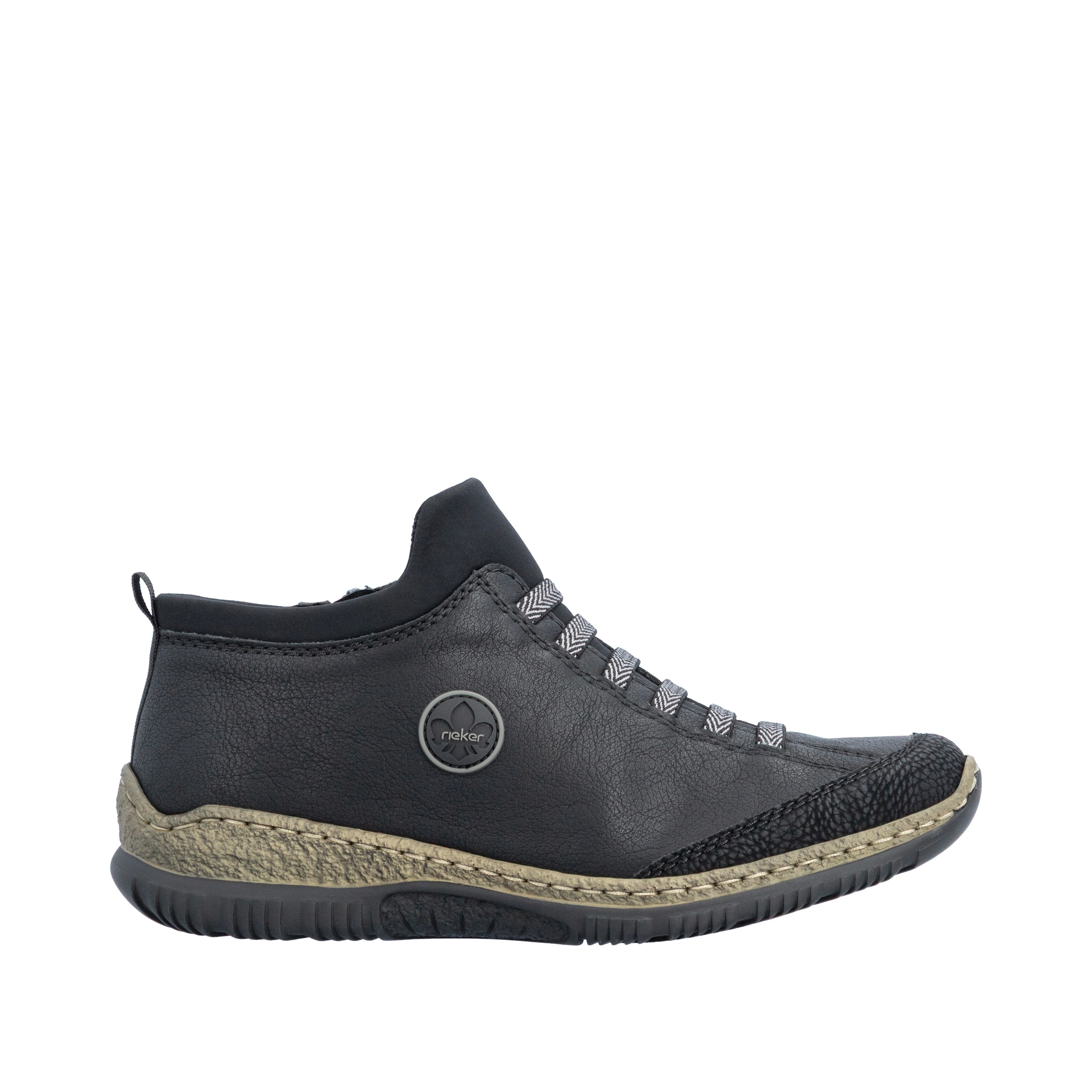 Rieker Slip-On Sneaker  Schlupfschuh, Halbschuh, Casual-Sneaker mit MemoSoft-Innensohle