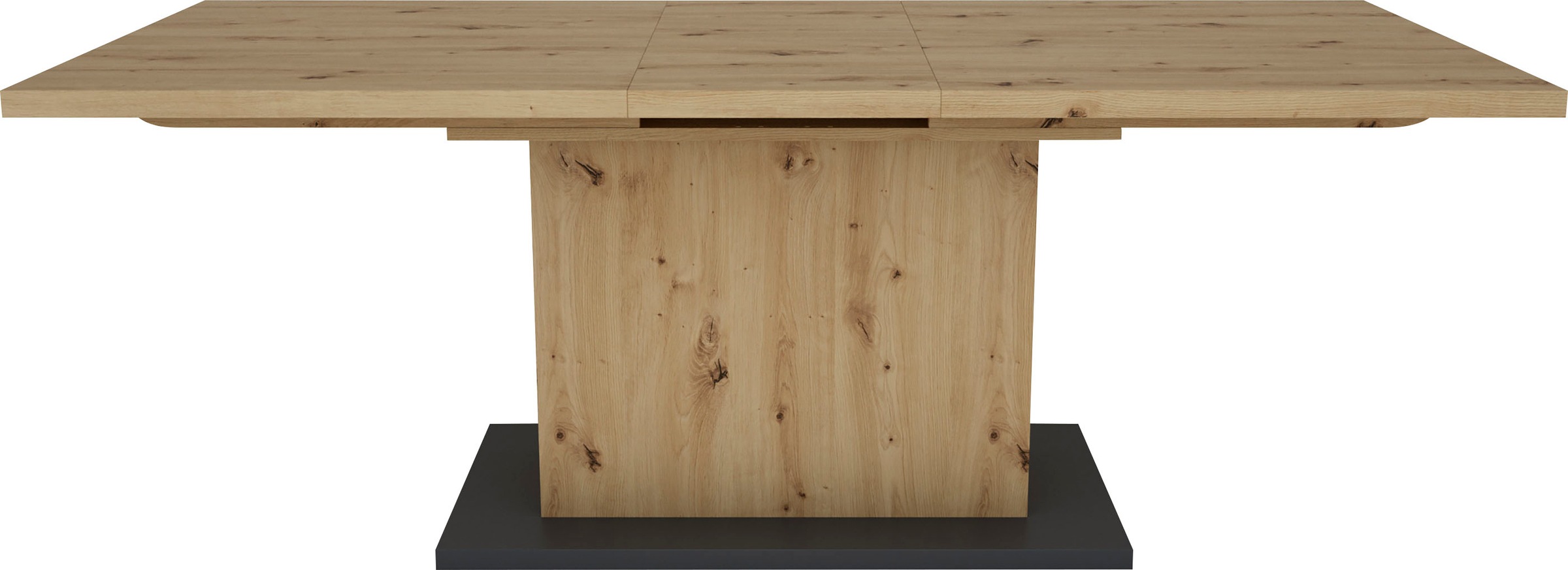Homexperts Essgruppe »Aiko«, (Set, 5 tlg., Esstisch mit 4 Stühlen), Tisch mit Auszugsfunktion, Breite 160-200 cm