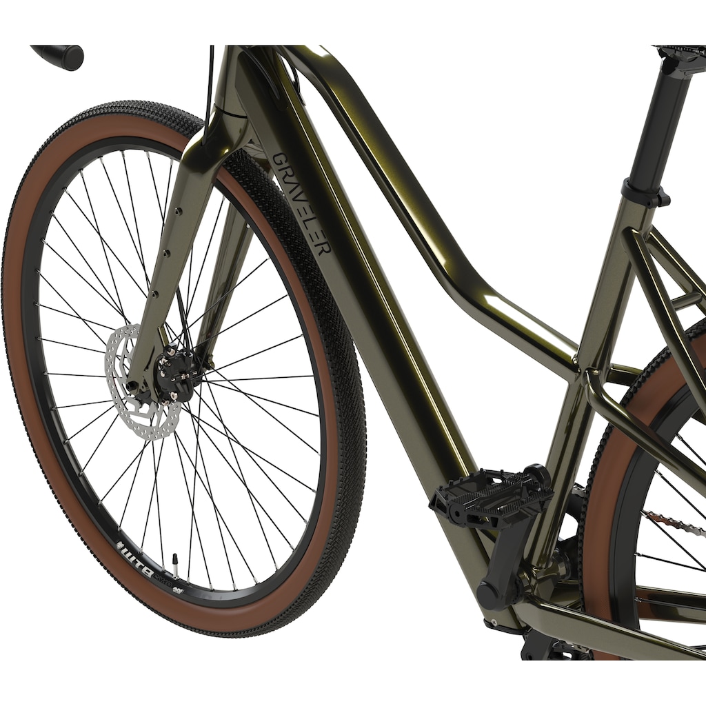 Prophete E-Bike »Graveler 1.0«, 8 Gang, Shimano, Heckmotor 250 W