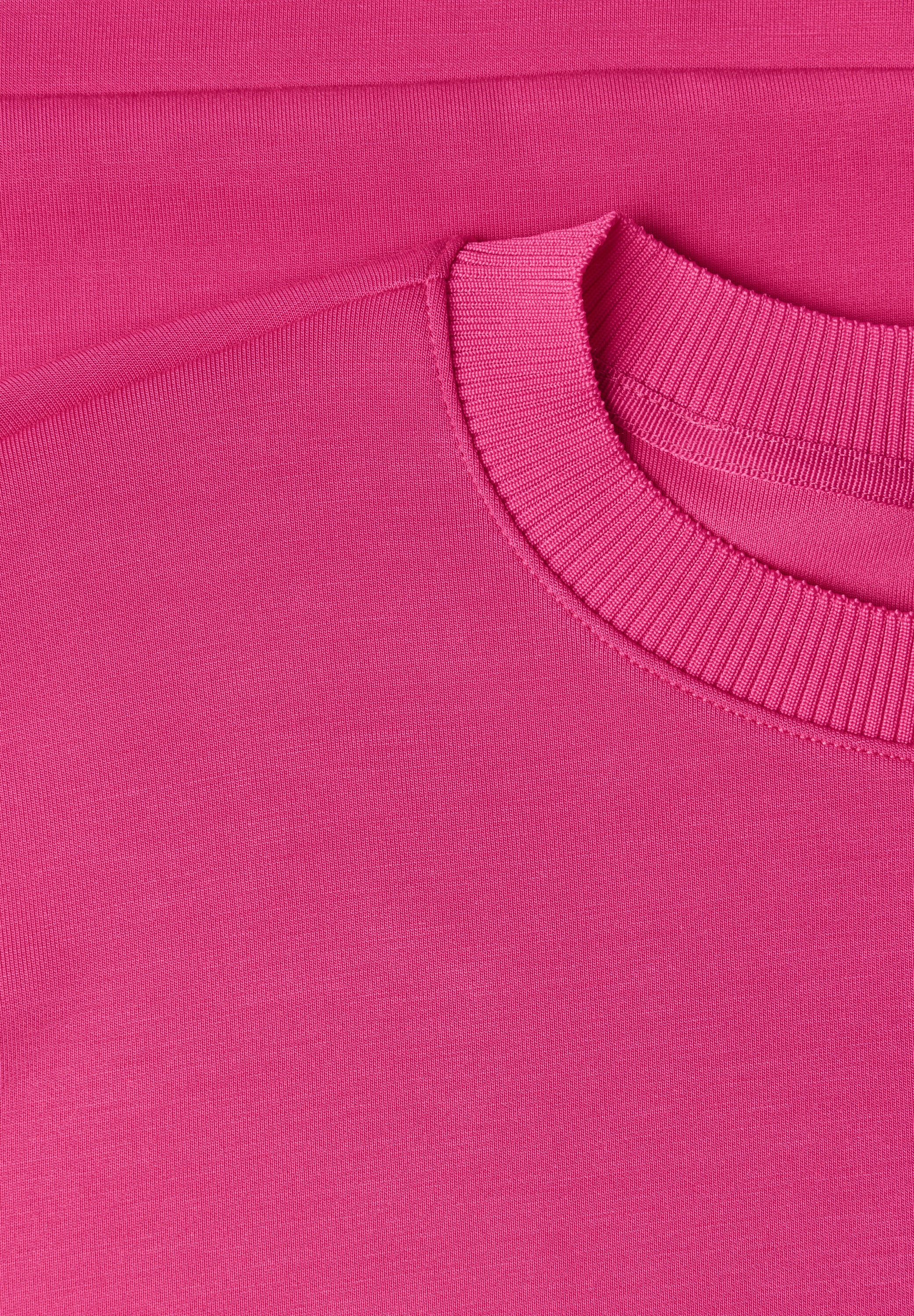 STREET ONE T-Shirt mit Elastiksaum und Tunnelzug