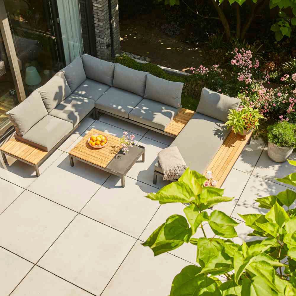 Siena Garden Gartenlounge-Set "Alvida" 5 Stk. tlg. günstig online kaufen