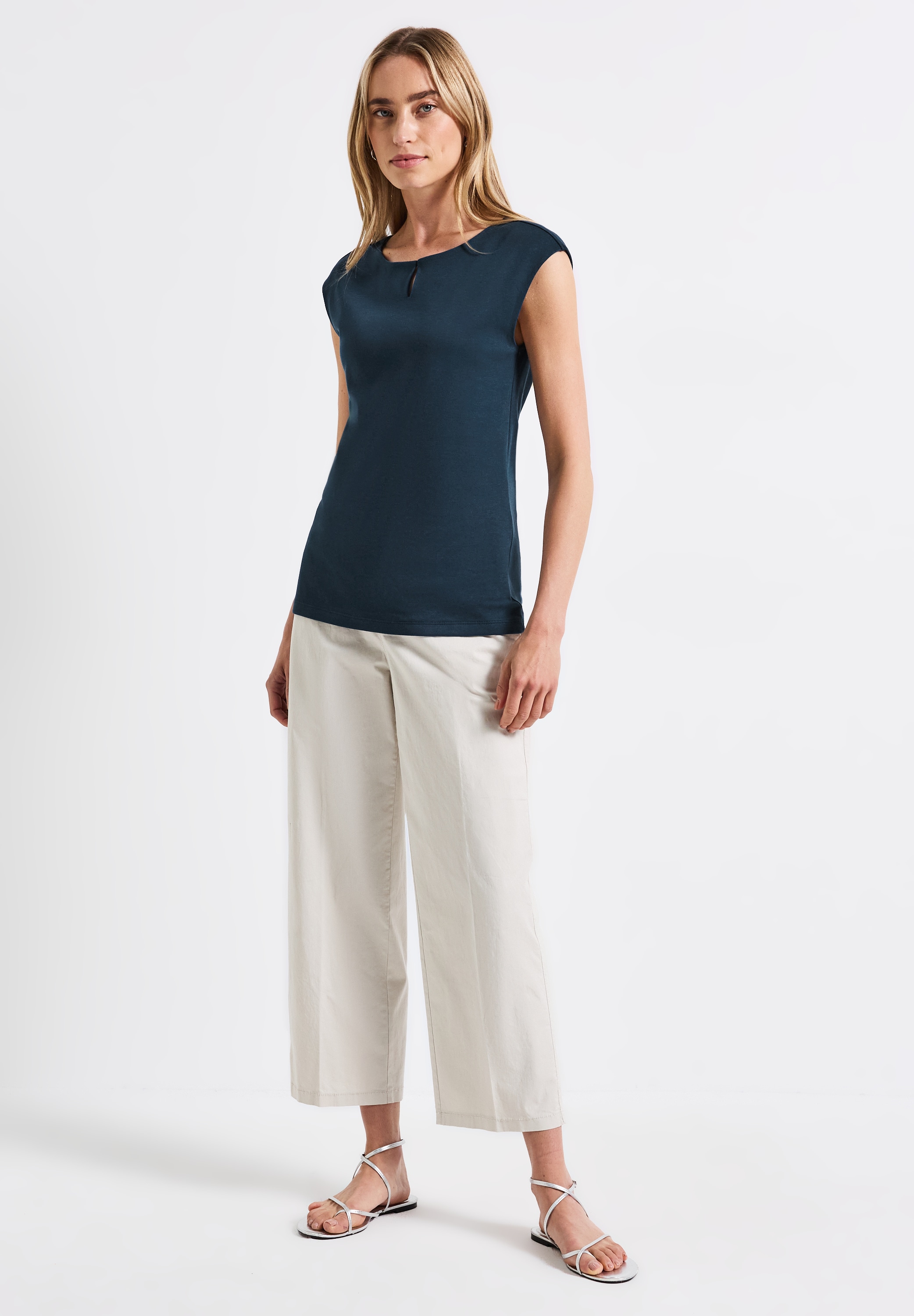 STREET ONE T-Shirt, im soften Baumwoll-Mix