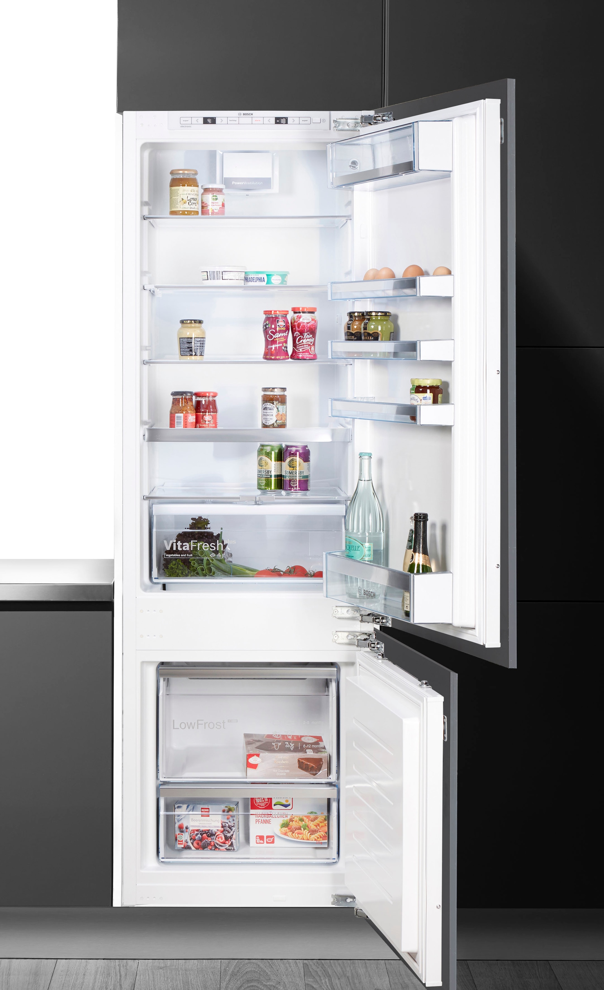 BOSCH Einbaukühlgefrierkombination 6 "KIS87ADD0" 177,2 cm hoch 55,8 cm brei günstig online kaufen