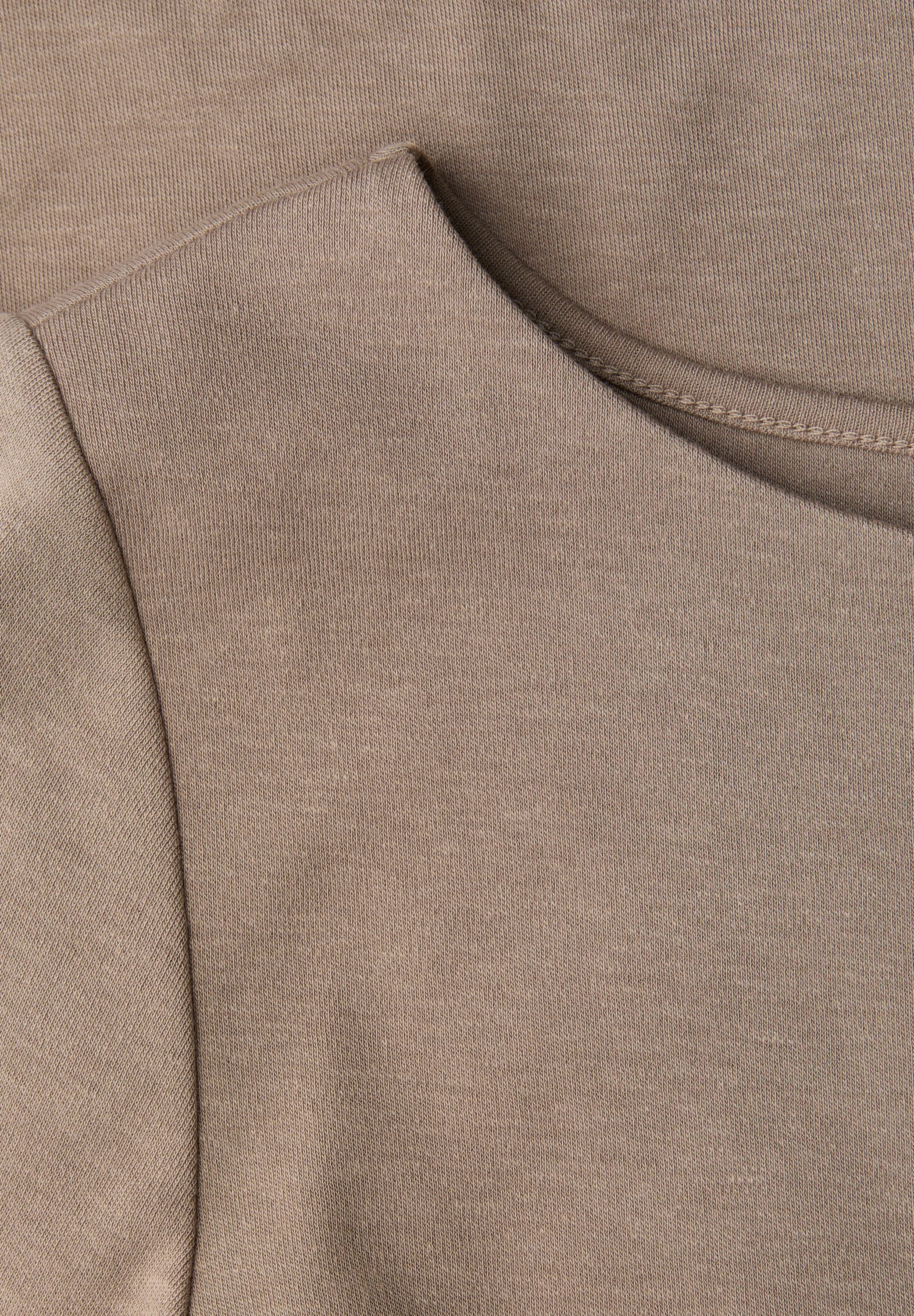 STREET ONE Langarmshirt in Unifarbe