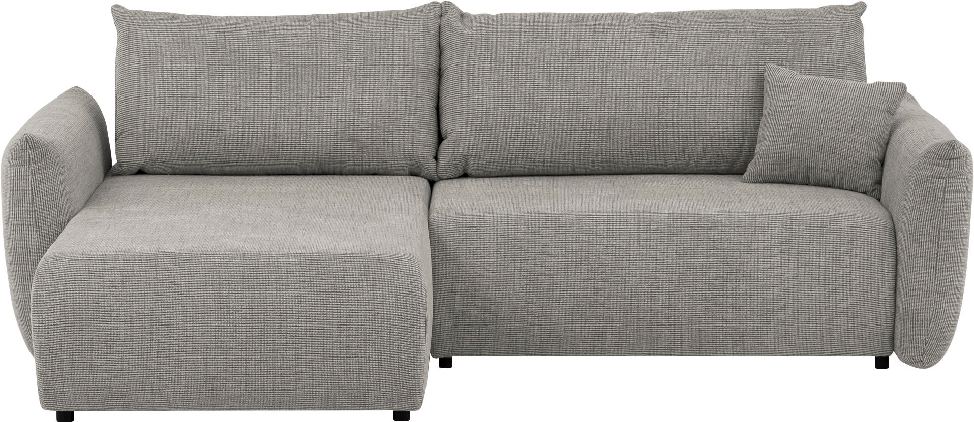 Home affaire Ecksofa "MAVAS Schlafsofa mit Bettkasten, L-Form," ca.257/127c günstig online kaufen