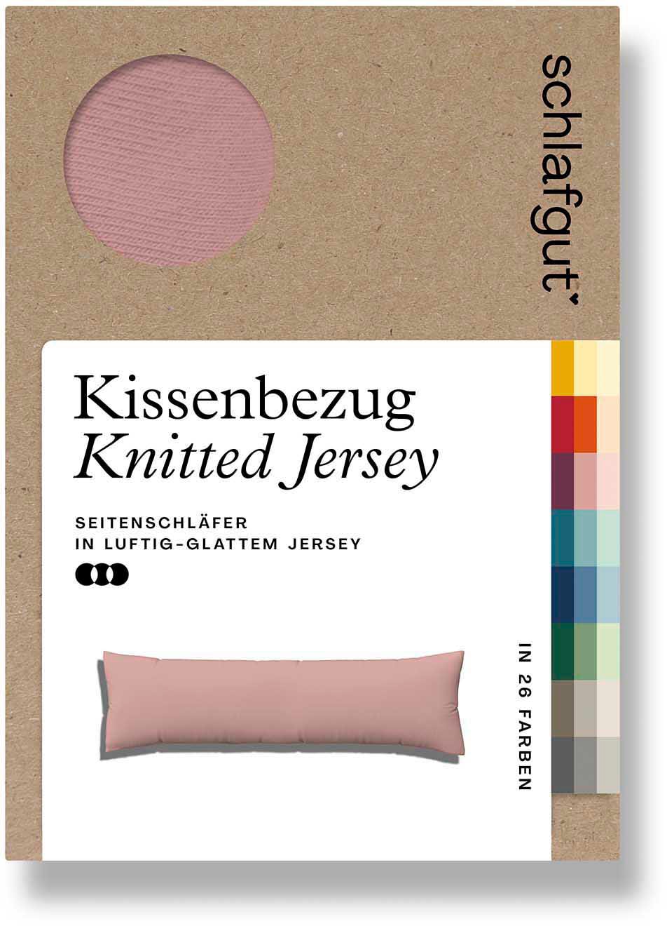 Schlafgut Seitenschläferkissenbezug "Pure Seitenschläferkissen" aus Bio-Baumwolle