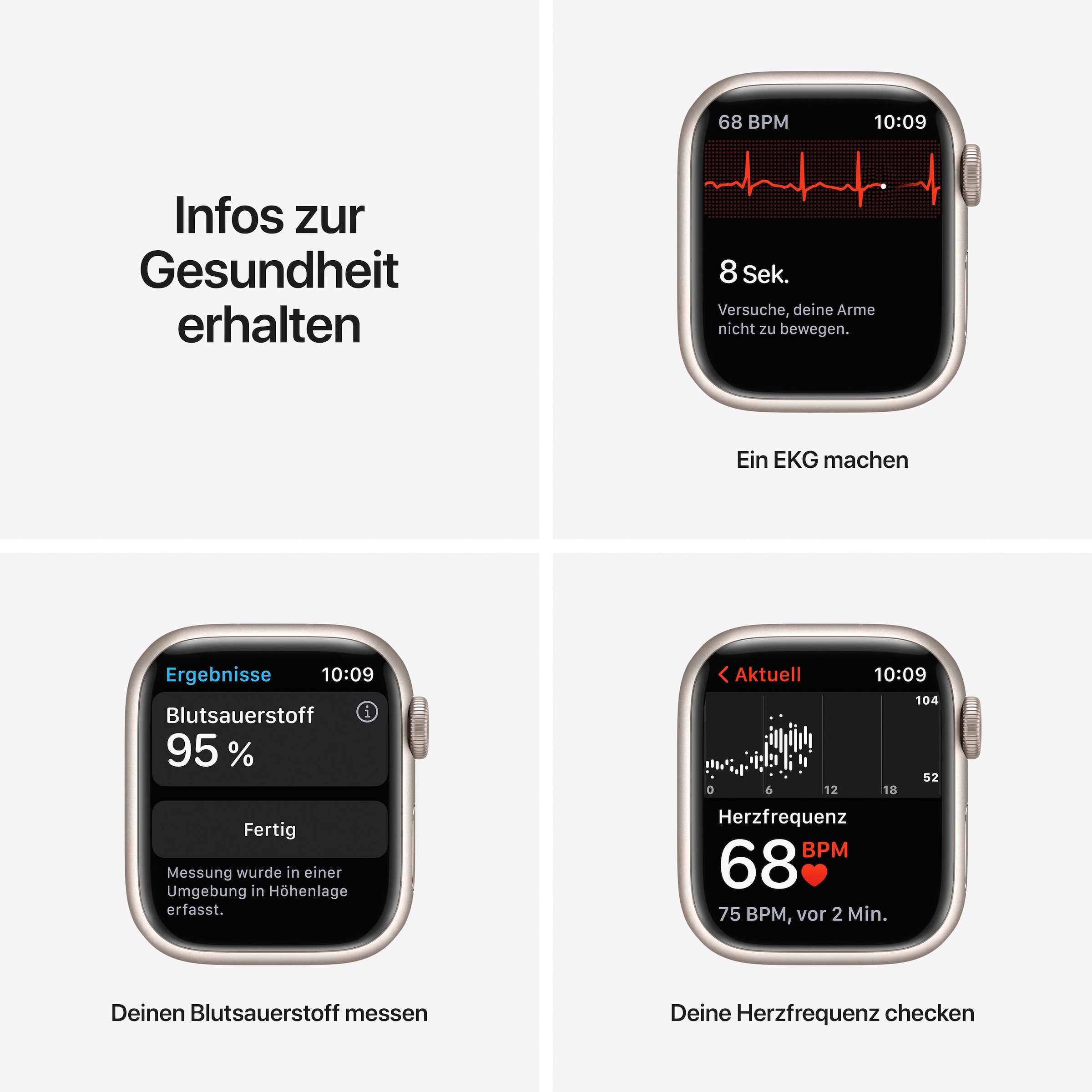 Apple Smartwatch »Nike Series 7 GPS + Cellular, 41mm«, Watch OS 8, 32 GB,)