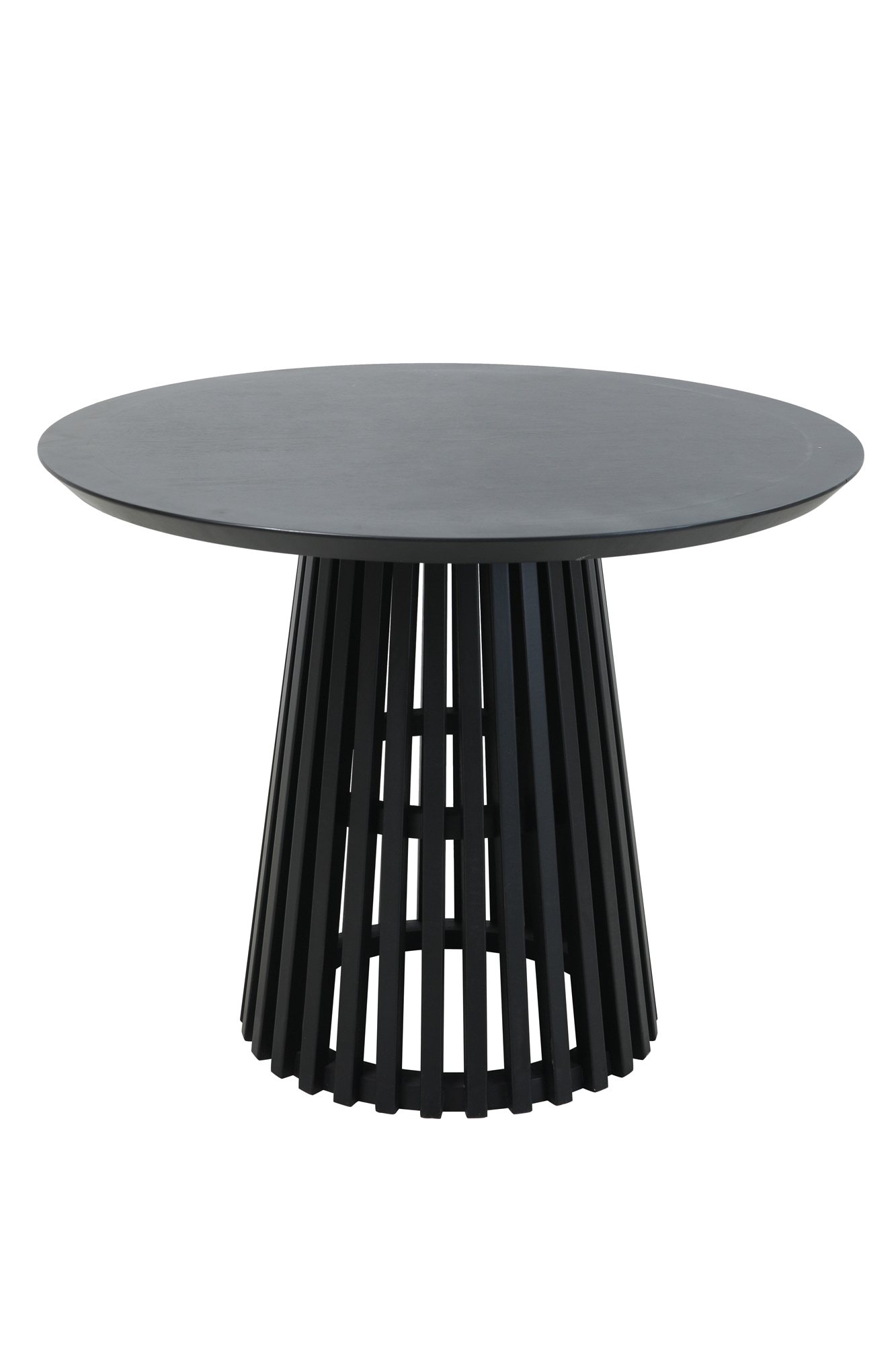 SIT Esstisch "Portland Ø 100 cm mit Säulengestell & Schweizer Kante" Säulenfuß schafft komfortable Beinfreiheit am Esstisch