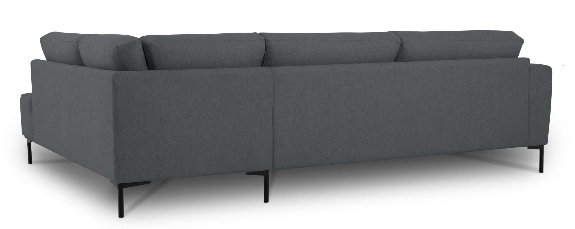 andas Ecksofa »Melby«, (2 St.), Breite 275 cm, in einem weichen Struktur Stoff, lose Rückenkissen