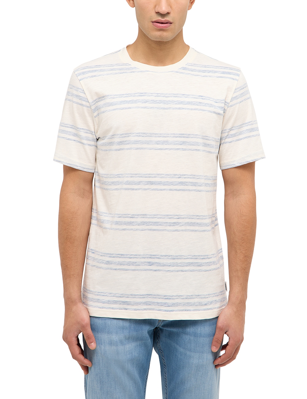 MUSTANG T-Shirt "MU-Austin Streifenprint" Regular fit günstig online kaufen