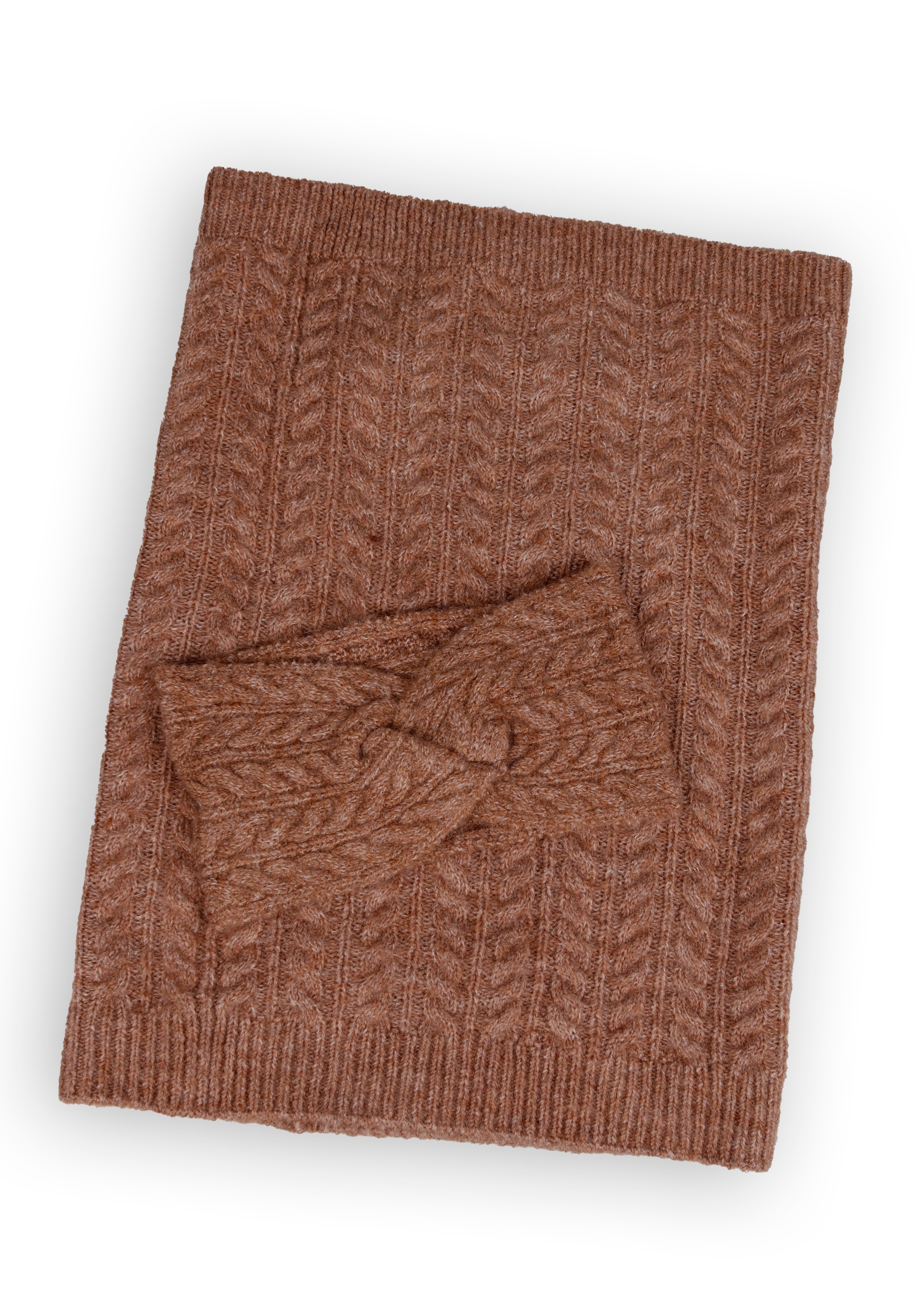 Capelli New York Loop mit Zopfstrickmuster