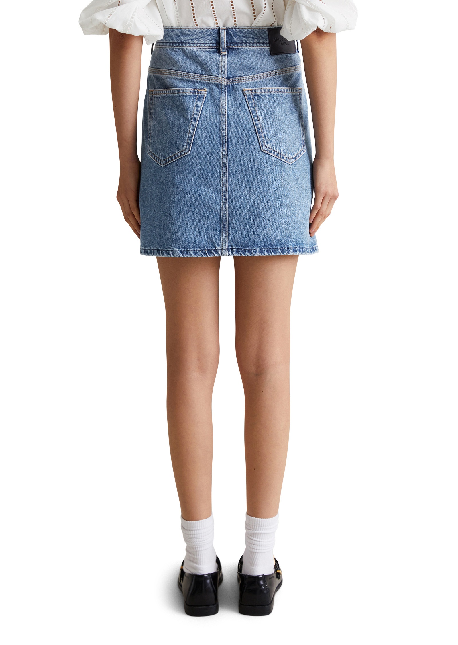Marc O'Polo DENIM Jeansrock »aus Rigid-Denim«