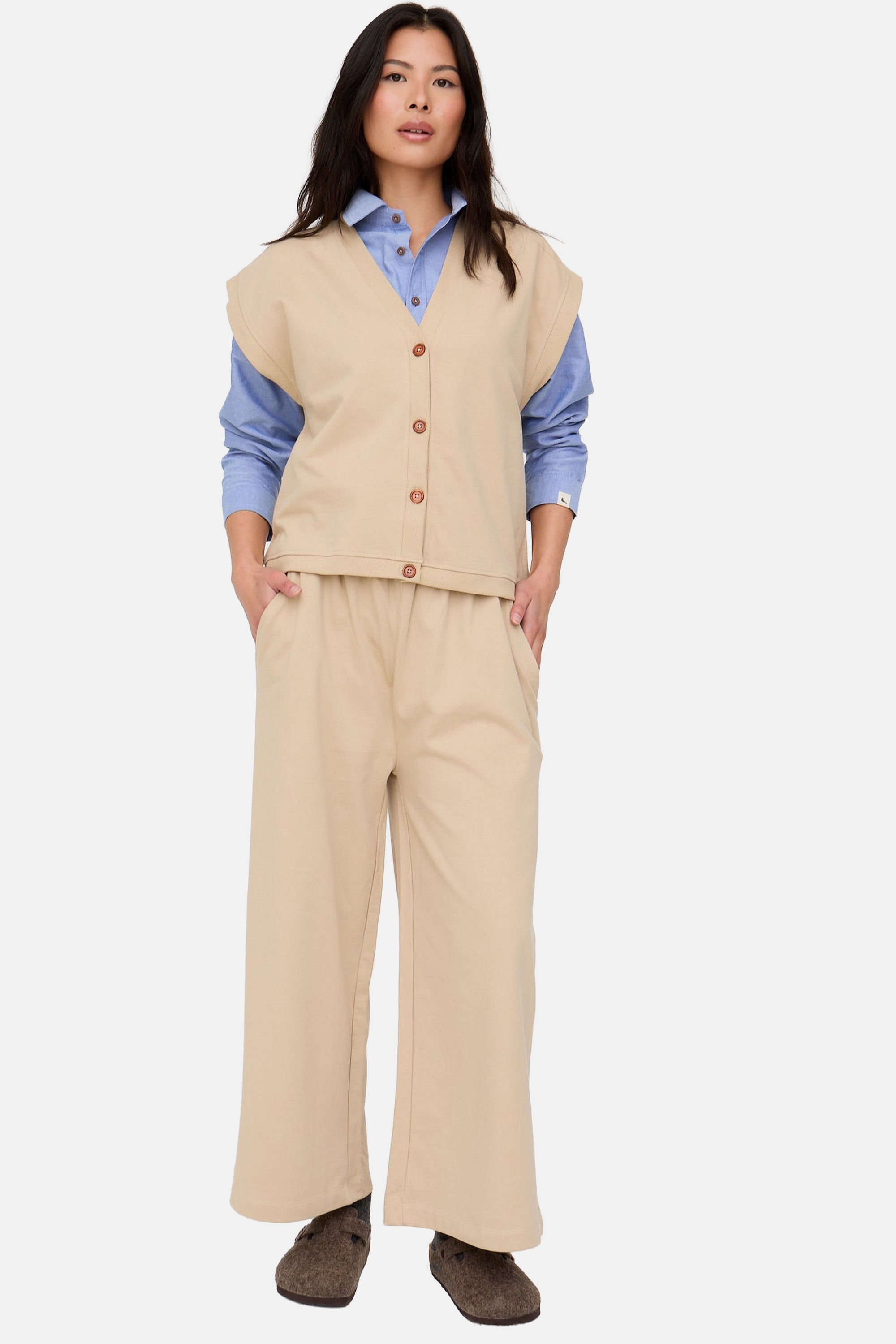 Turtledove London Bolerojacke »Blythe Sleeveless Top Damen« ohne Kapuze