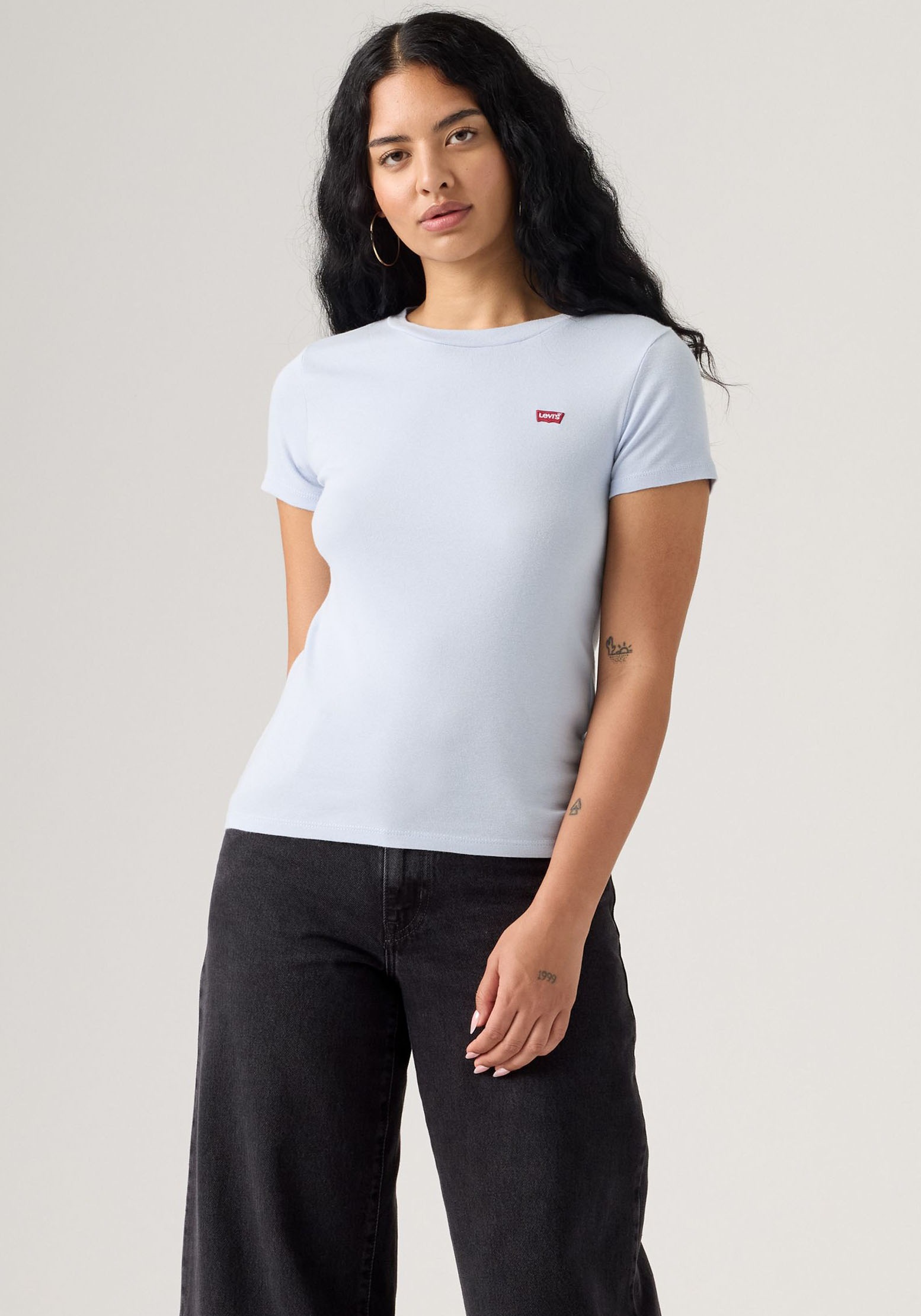 Levis T-Shirt "Mini-Logo" Packung, 2 Stk. tlg. mit kleiner Markenlogo-Stick günstig online kaufen