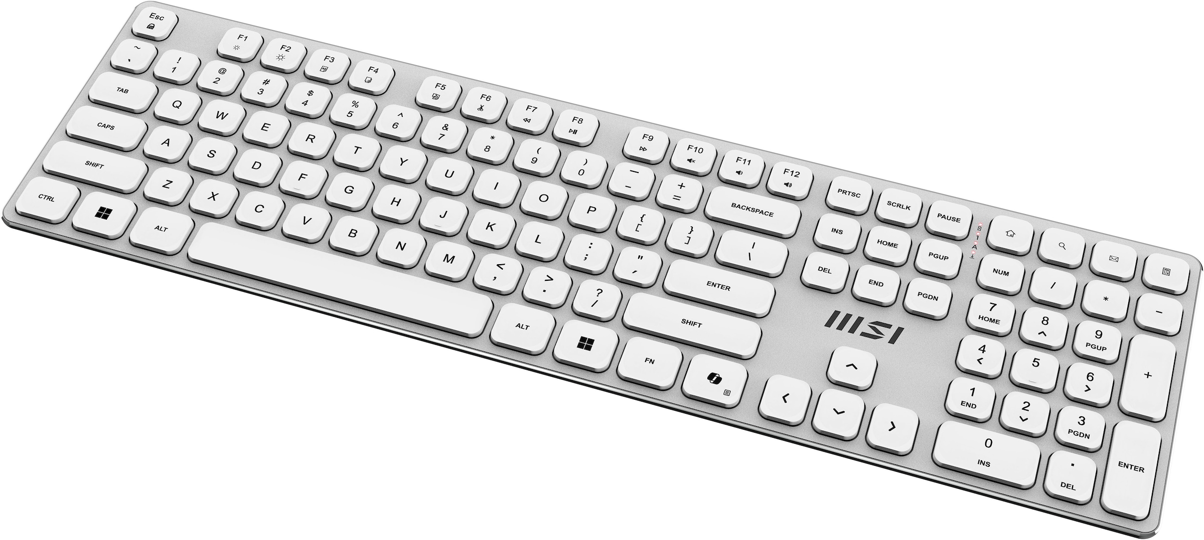 MSI Wireless-Tastatur »Forge K210 Combo« (USB-Anschluss | Ziffernblock | verstellbare Füße)
