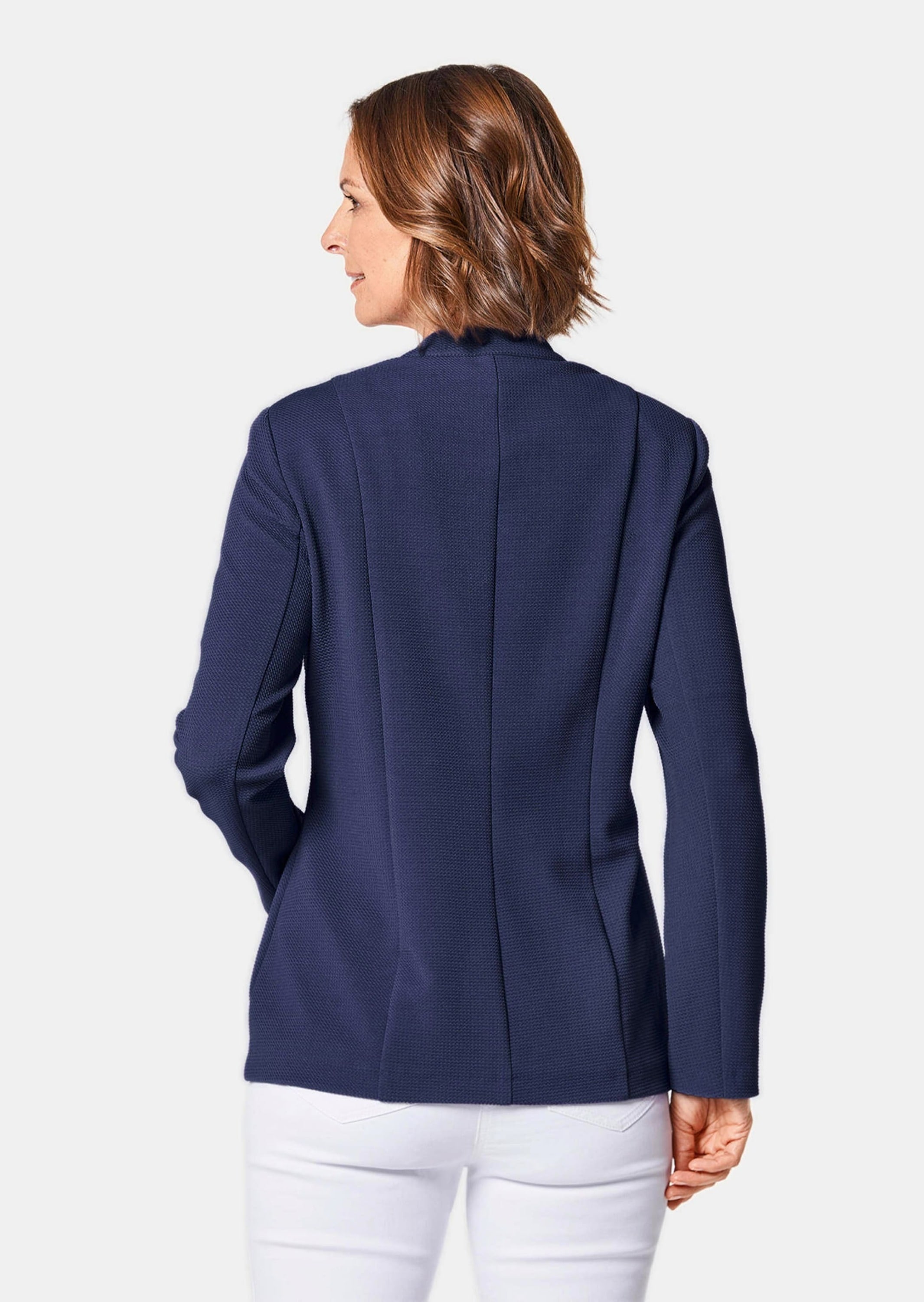 GOLDNER Jackenblazer »Blazer (Typ Indoorjacke) Blazer in leicht elastischer Qualität«