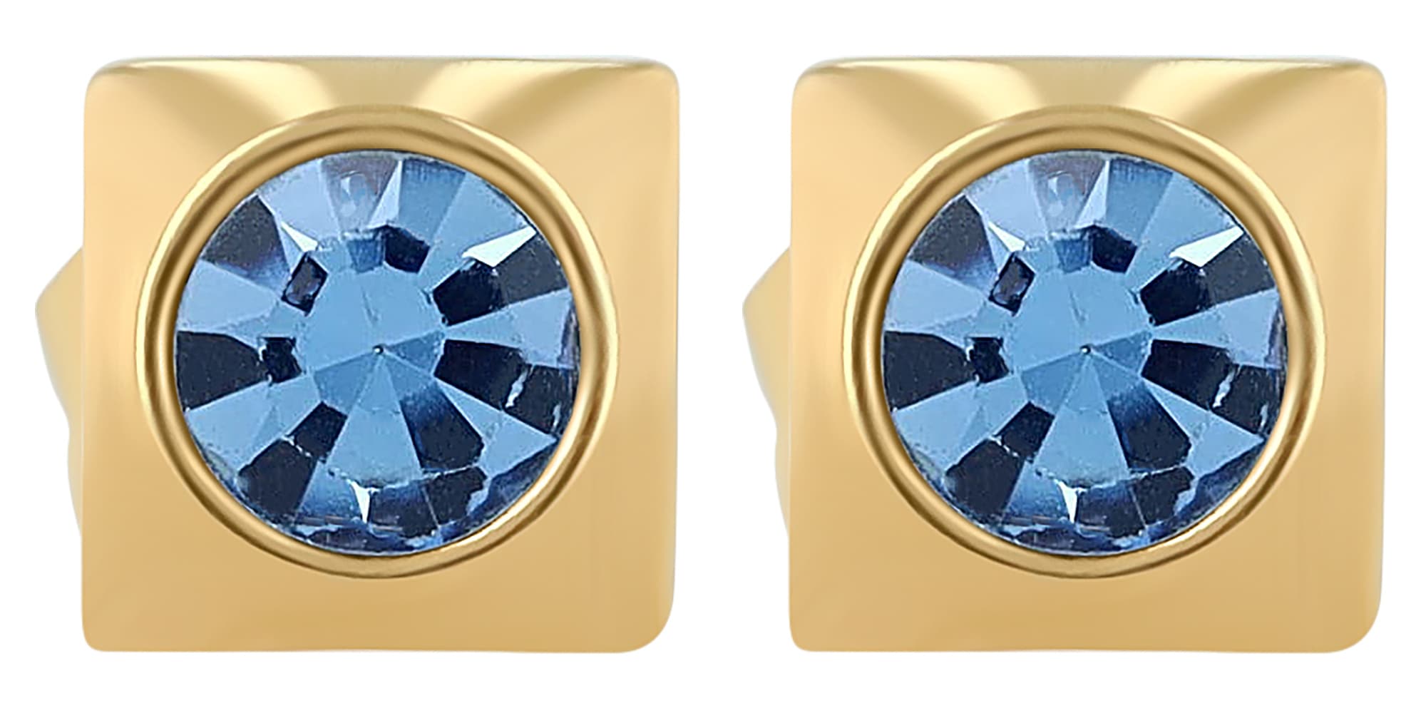 Adelia´s Paar Ohrhänger "Ohrringe – Ohrstecker aus Edelstahl mit Strass Steinchen" Perfekt als Geschenk für besondere Menschen