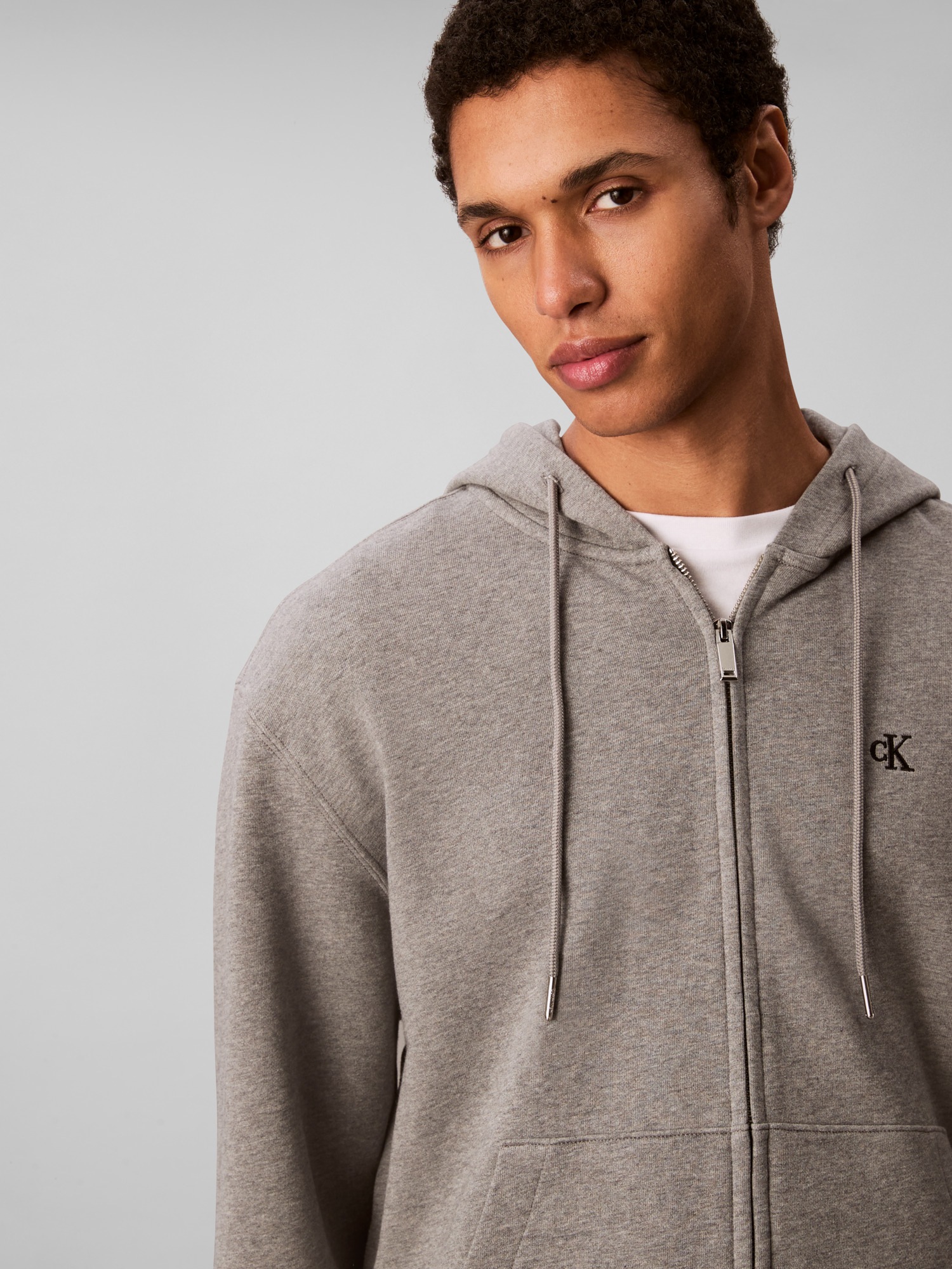 Calvin Klein Jeans Kapuzensweatshirt "LS EU 350TERRY MONOGRAM FZ HOODI", Mi günstig online kaufen