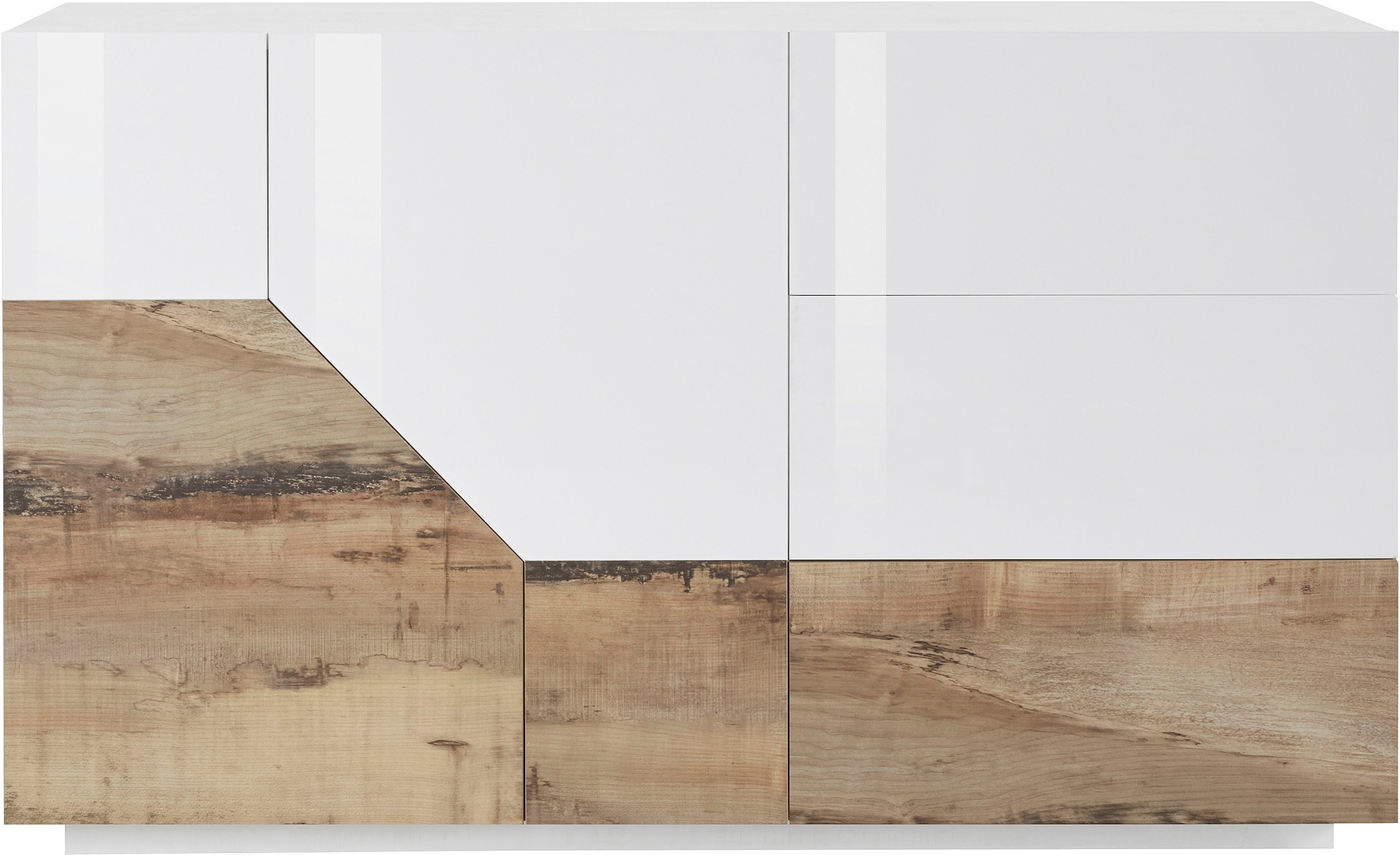 INOSIGN Sideboard »ALIEN-Kommode, Schrank, Anrichte mit 2 Türen und 3 Schubkästen«, Sideboard Breite ca. 140 cm "100 % Made in Italy"