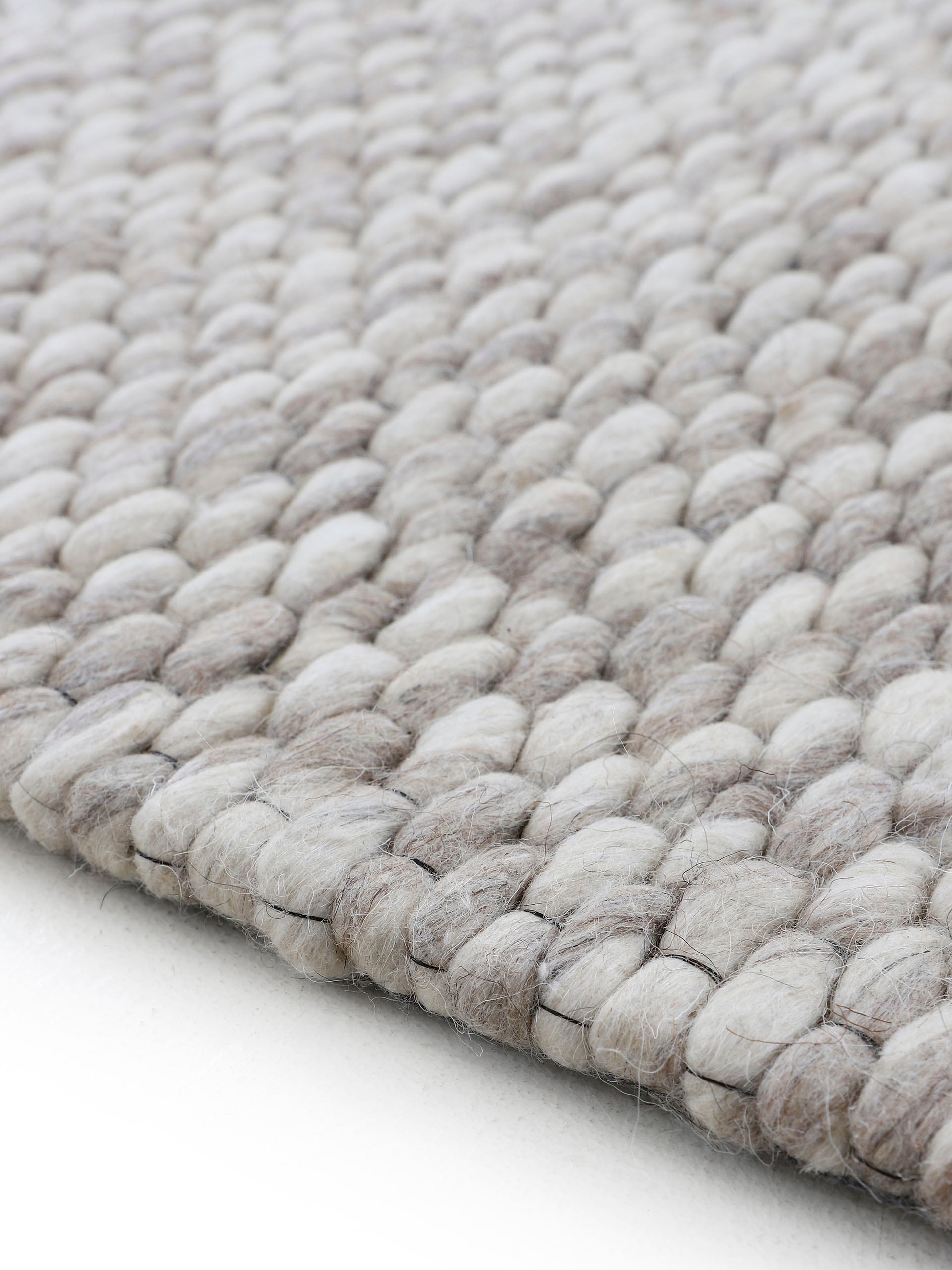 carpetfine Wollteppich »Sina«, rechteckig, Handweb Teppich, reine Wolle,  meliert, handgewebt, weich & kuschelig auf Rechnung | BAUR