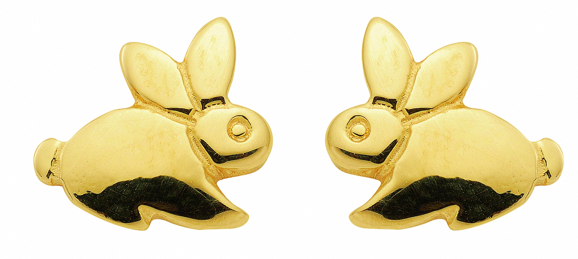 Adelia´s Paar Ohrhänger »Damen Goldschmuck 1 Paar 333 Gold Ohrringe / Ohrstecker Hase«, 333 Gold Goldschmuck für Damen