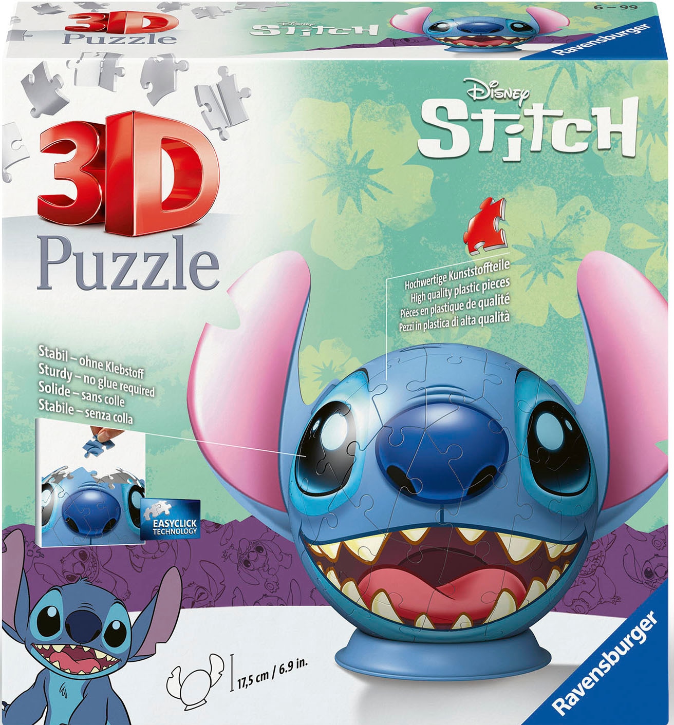 3D-Puzzle »Disney Stitch mit Ohren«, Made in Europe