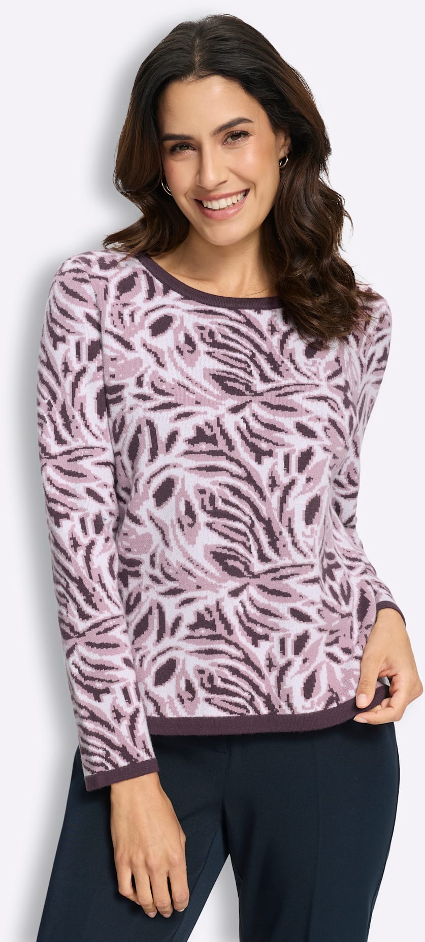 Inspirationen Jacquardpullover "Jacquard-Pullover"